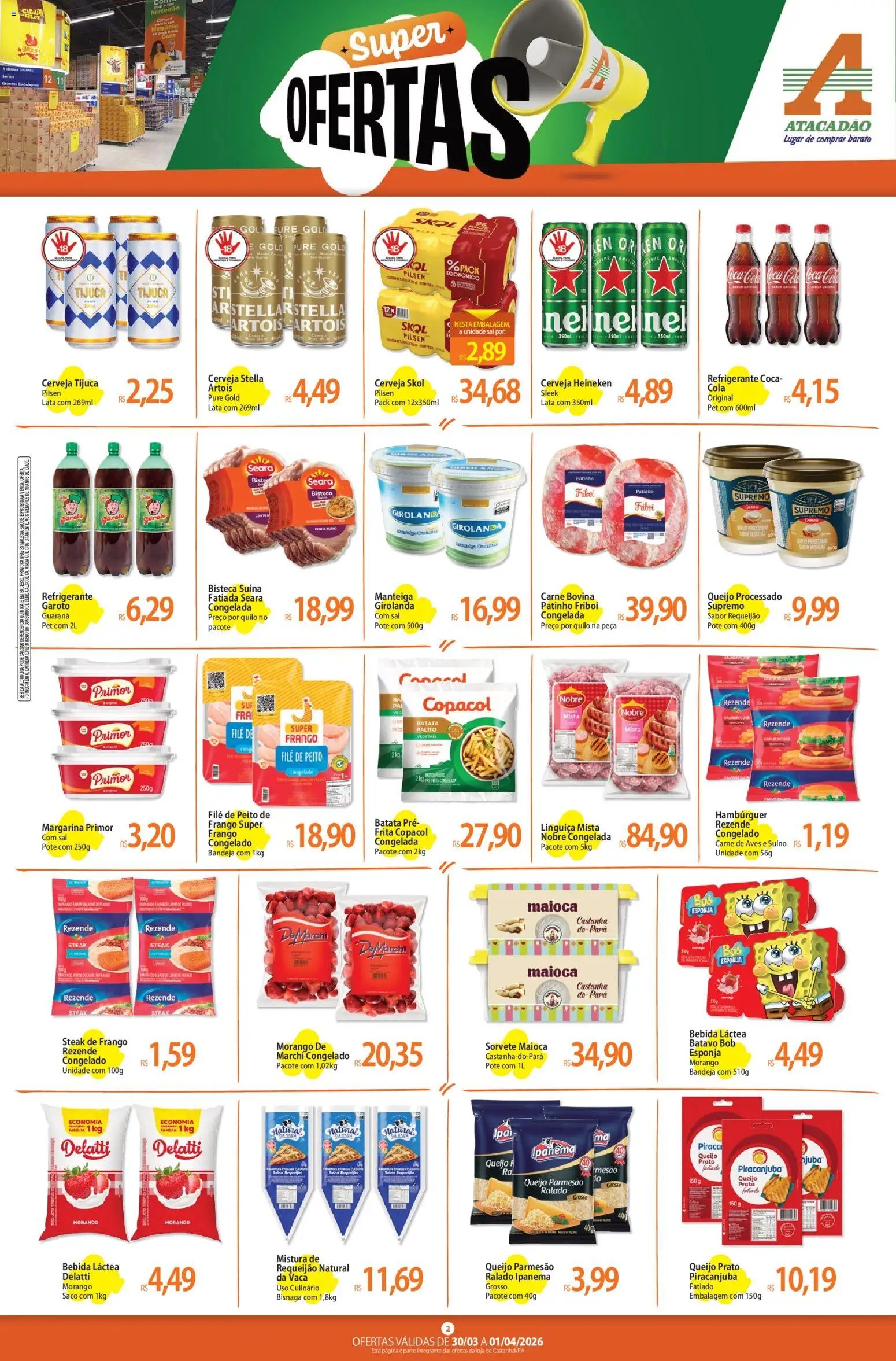 Atacadão folheto a partir de 30/03/2026 Atacadão ofertas - PA (2026-03-30 - 2026-04-01)