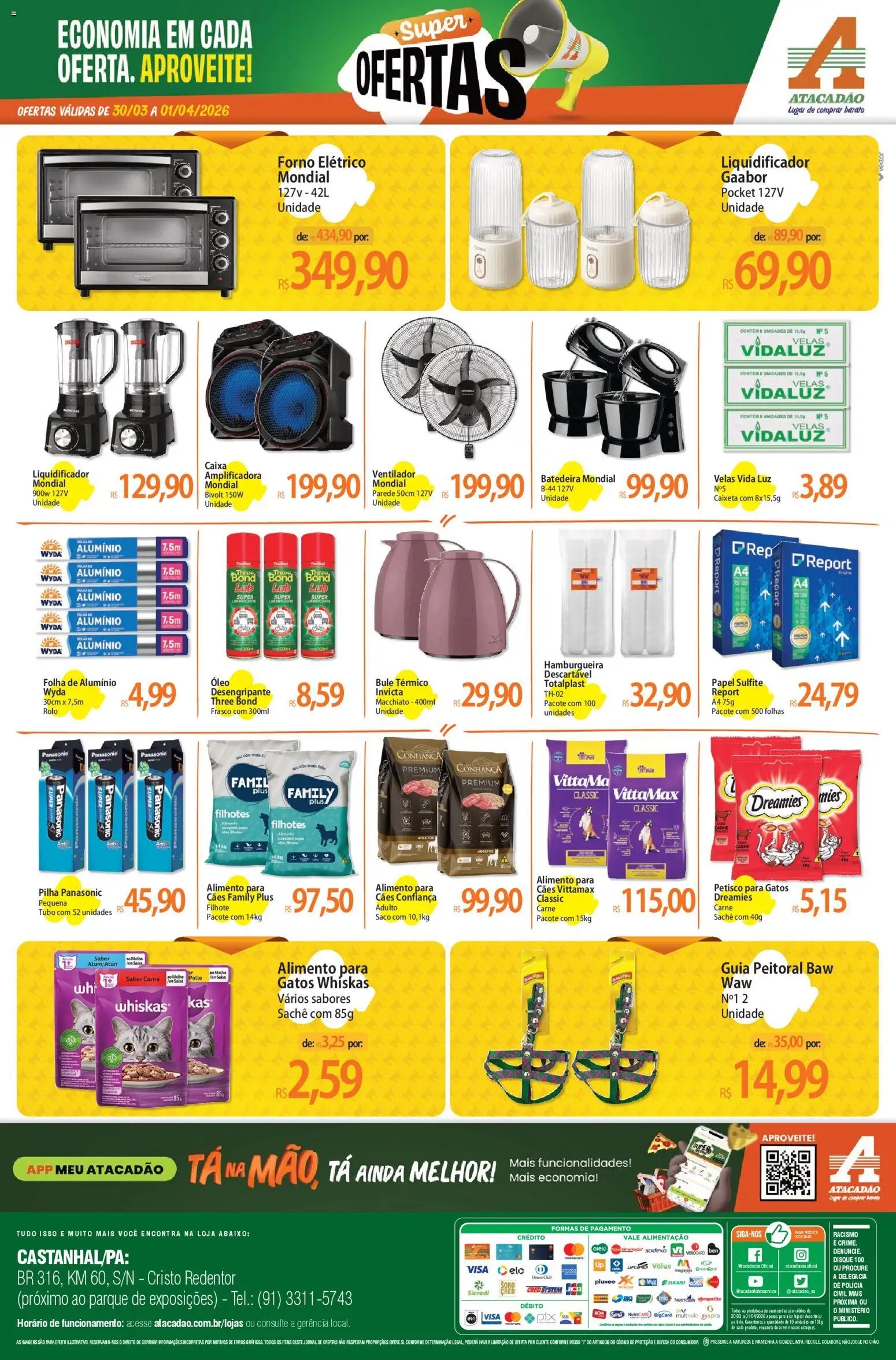 Atacadão folheto a partir de 30/03/2026 Atacadão ofertas - PA (2026-03-30 - 2026-04-01)