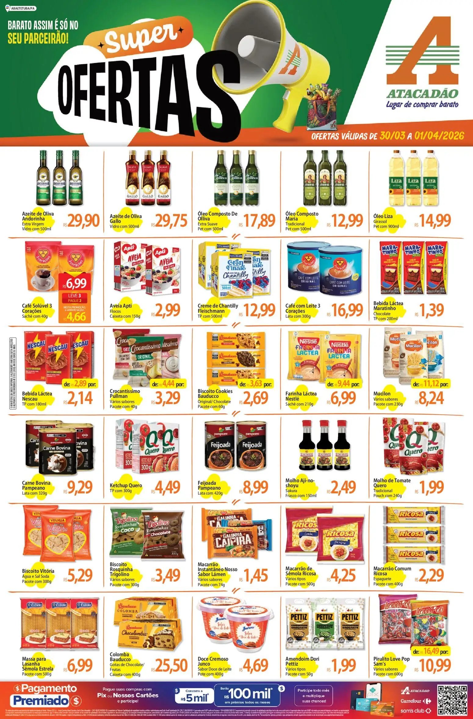 Atacadão folheto a partir de 30/03/2026 Atacadão ofertas - PA (2026-03-30 - 2026-04-01)