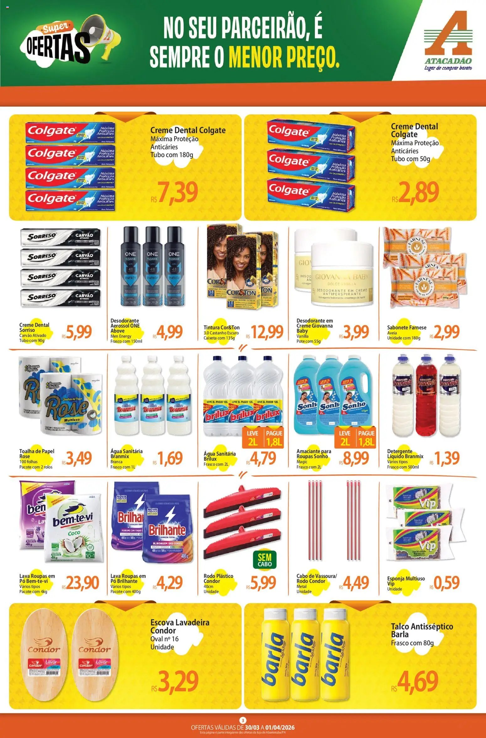 Atacadão folheto a partir de 30/03/2026 Atacadão ofertas - PA (2026-03-30 - 2026-04-01)