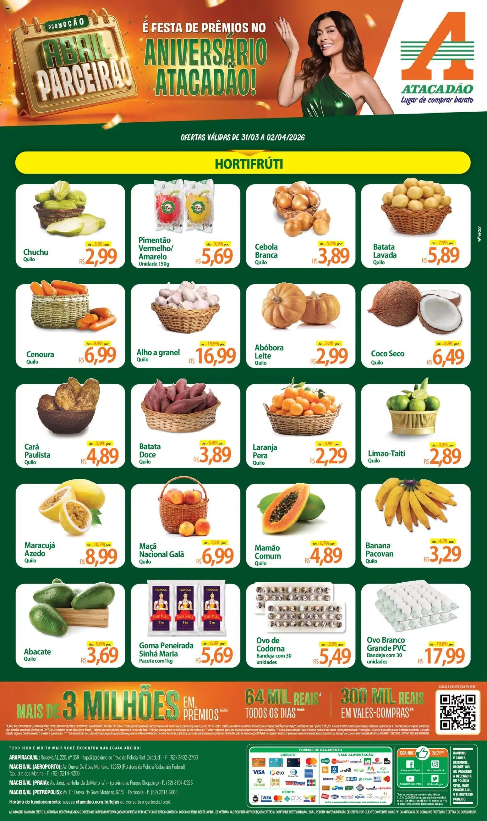Atacadão folheto a partir de 31/03/2026 Atacadão ofertas - AL (2026-03-31 - 2026-04-02)