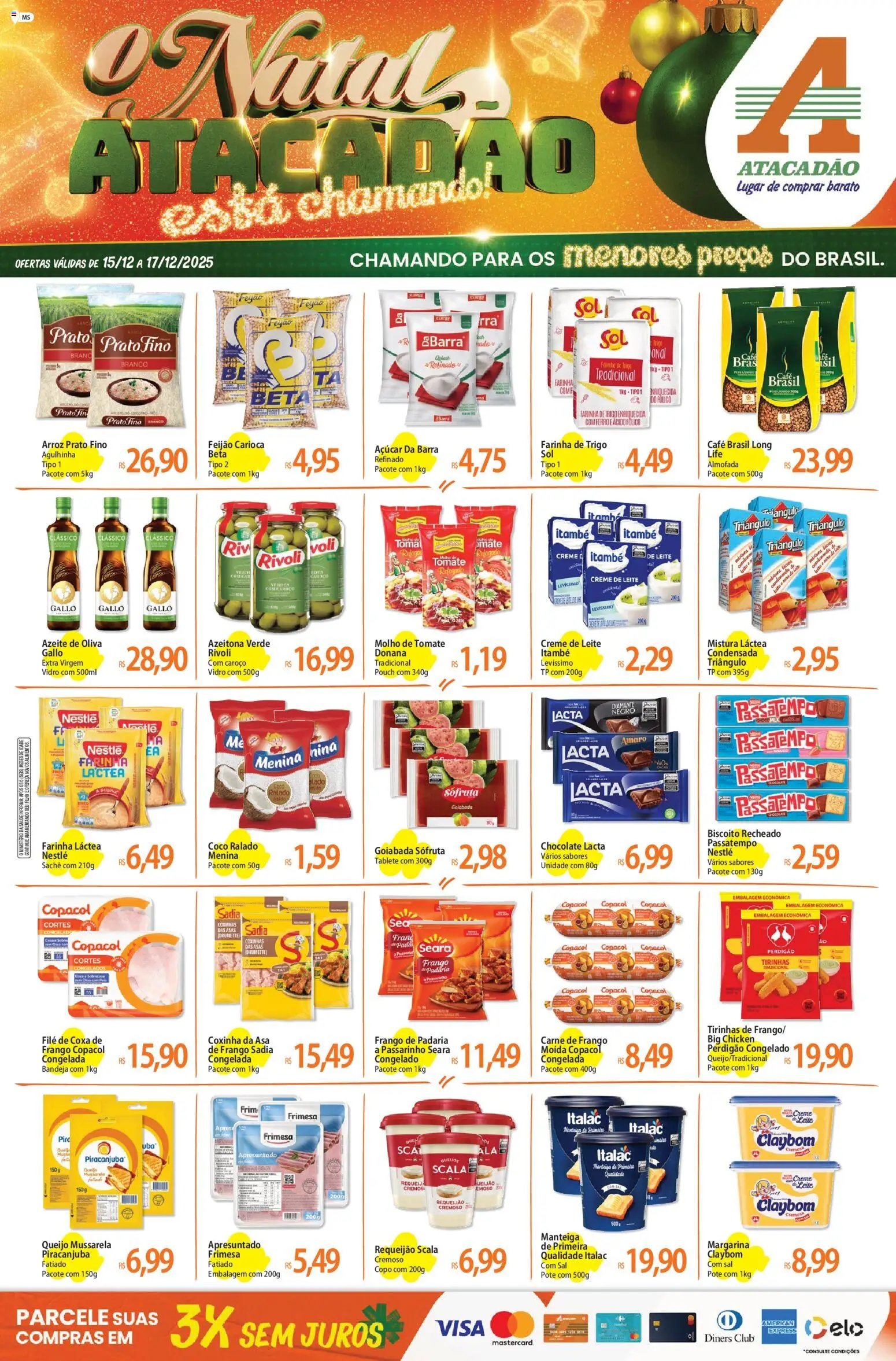 Atacadão folheto a partir de 15/12/2025 Ofertas - MS (2025-12-15 - 2025-12-17)