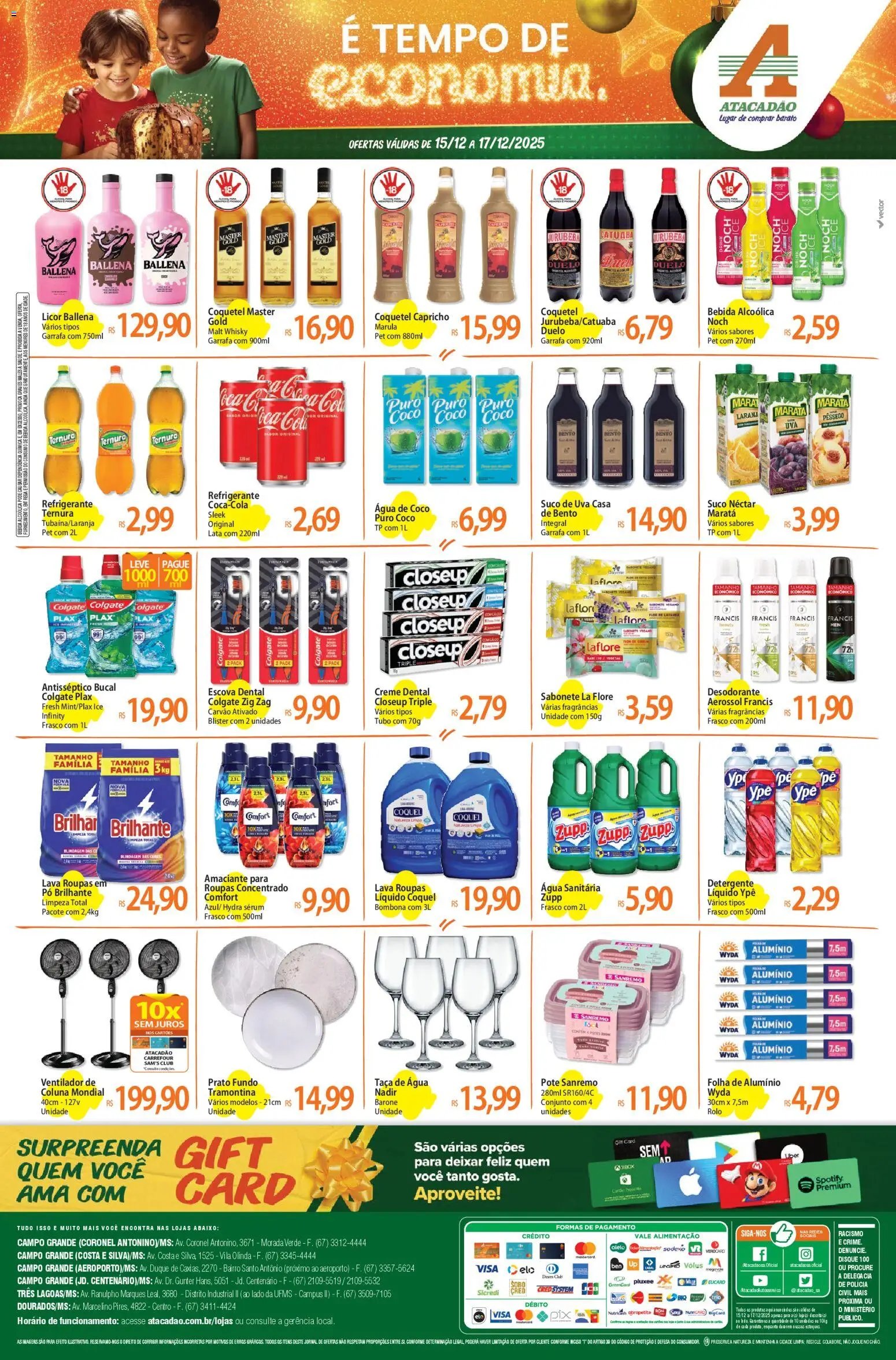 Atacadão folheto a partir de 15/12/2025 Ofertas - MS (2025-12-15 - 2025-12-17)