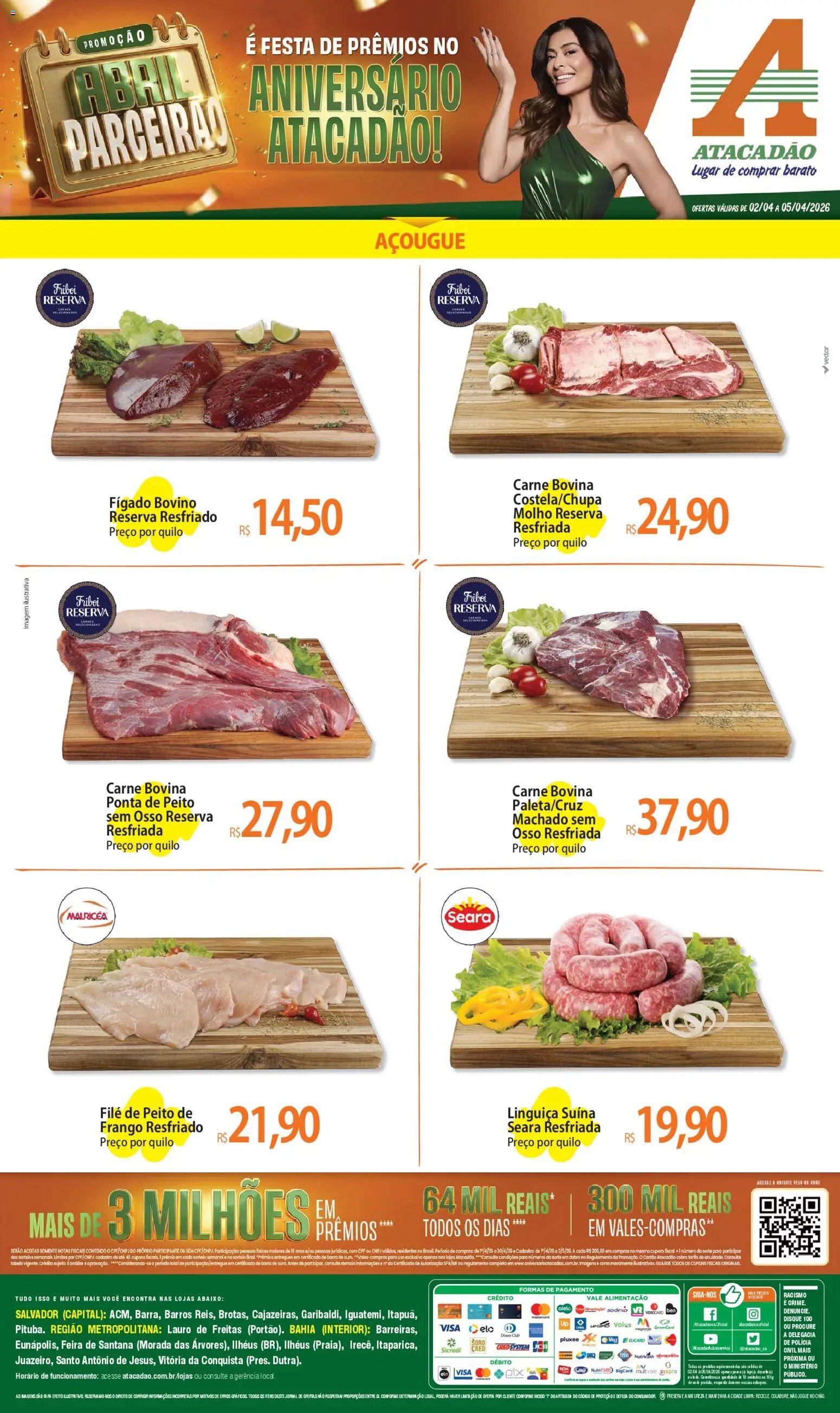 Atacadão folheto a partir de 02/04/2026 Atacadão ofertas - BA (2026-04-02 - 2026-04-05)