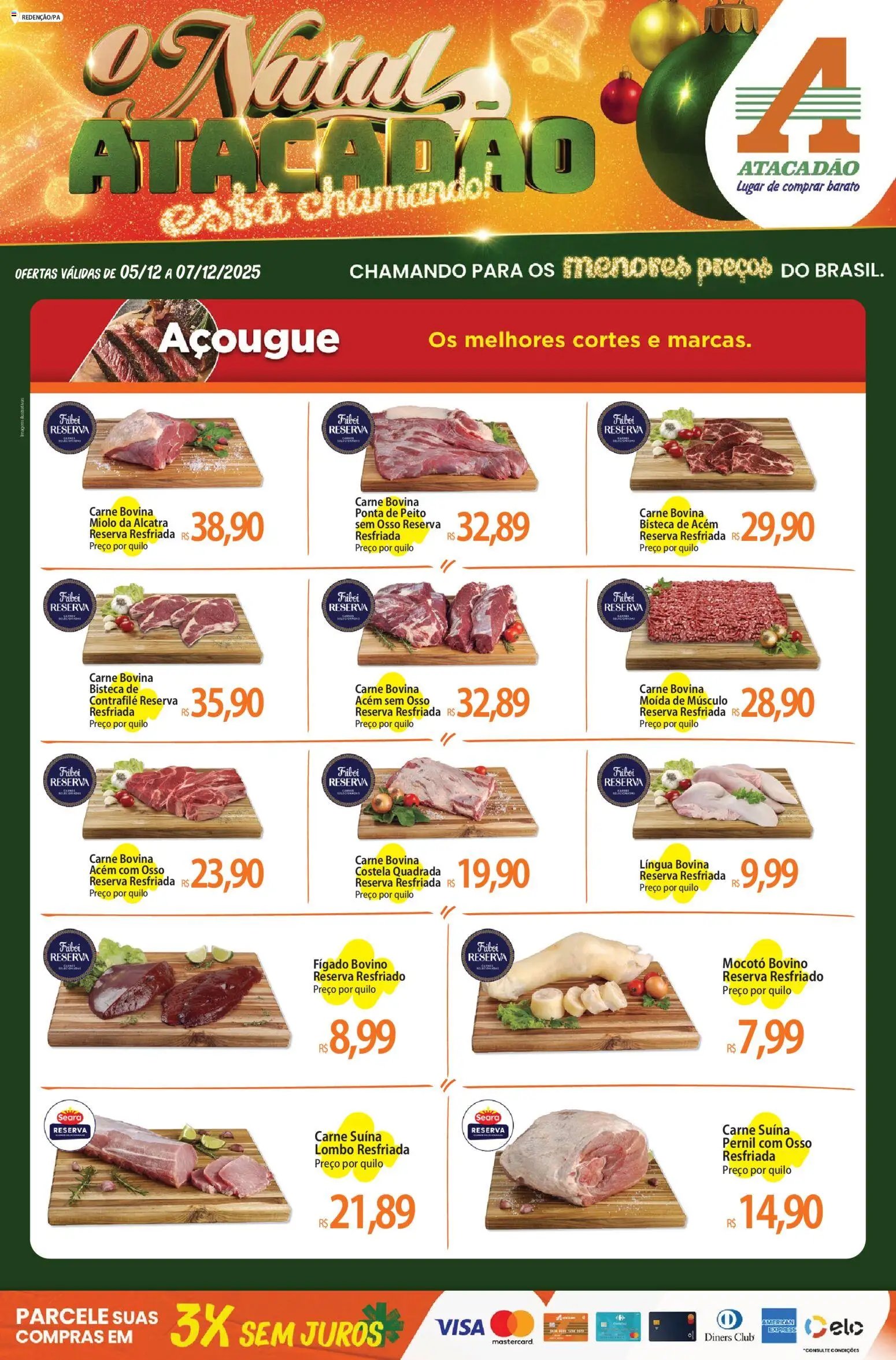 Atacadão folheto a partir de 05/12/2025 Ofertas - PA (2025-12-05 - 2025-12-07)