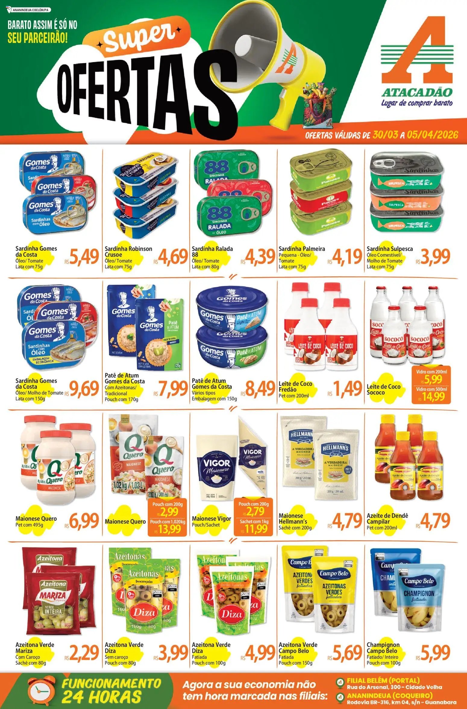 Atacadão folheto a partir de 30/03/2026 Atacadão ofertas - PA (2026-03-30 - 2026-04-05)