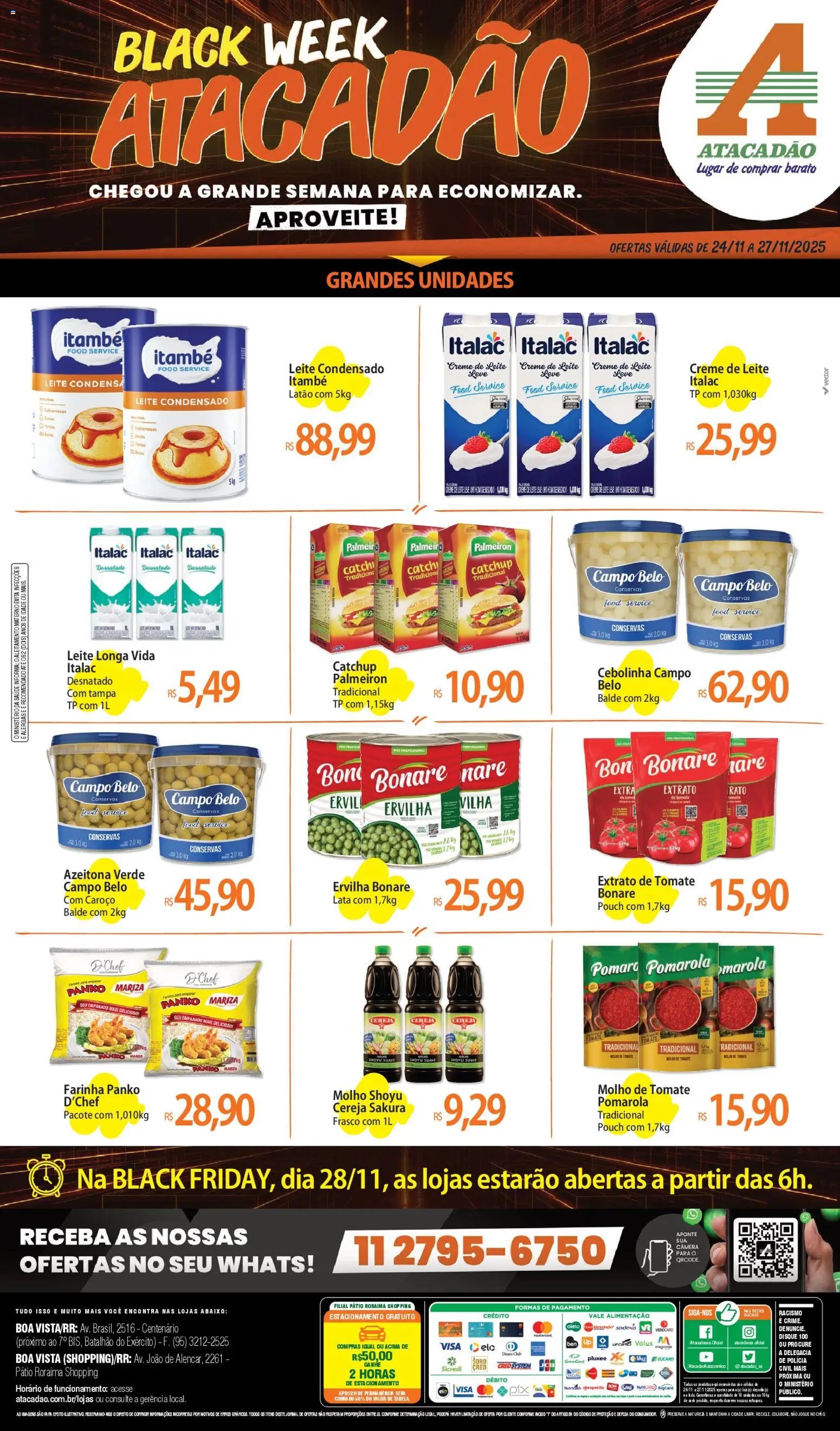 Atacadão folheto a partir de 24/11/2025 Ofertas - RR (2025-11-24 - 2025-11-27)