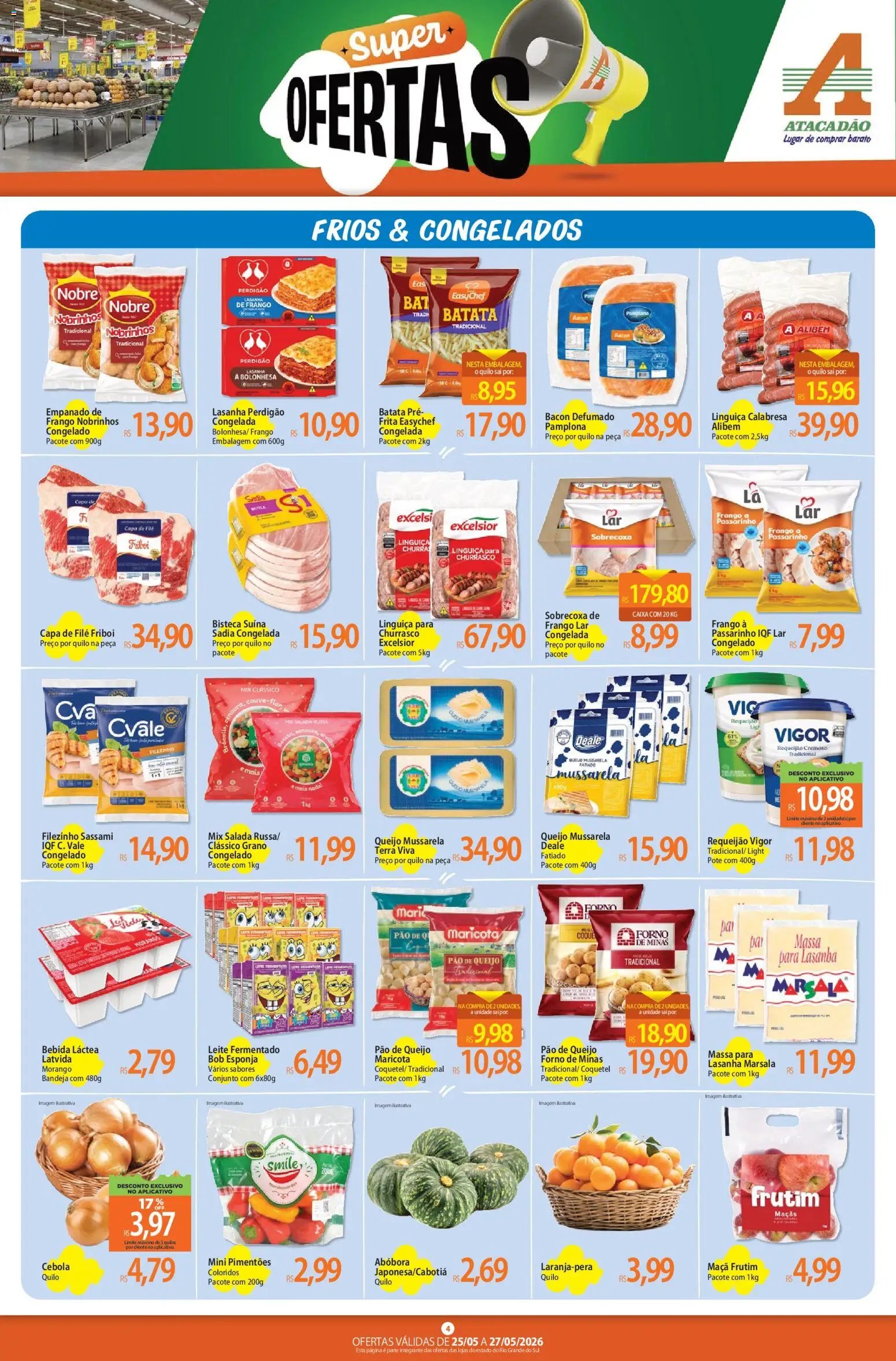 Atacadão folheto a partir de 25/05/2026 Atacadão ofertas - RS (2026-05-25 - 2026-05-27)