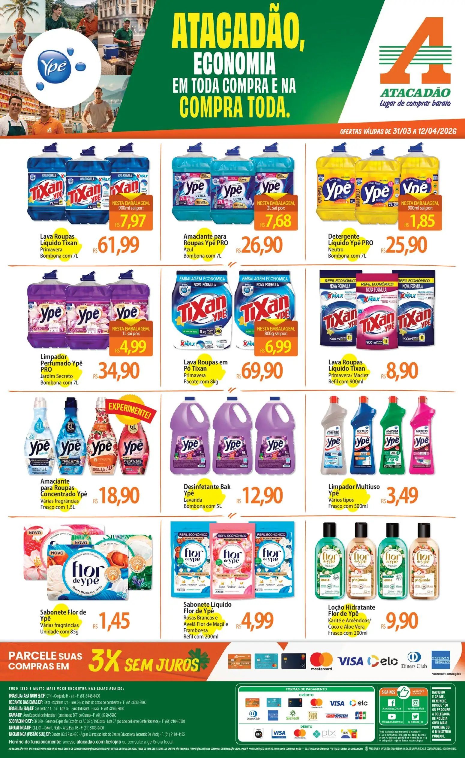 Atacadão folheto a partir de 31/03/2026 Atacadão ofertas - DF (2026-03-31 - 2026-04-12)