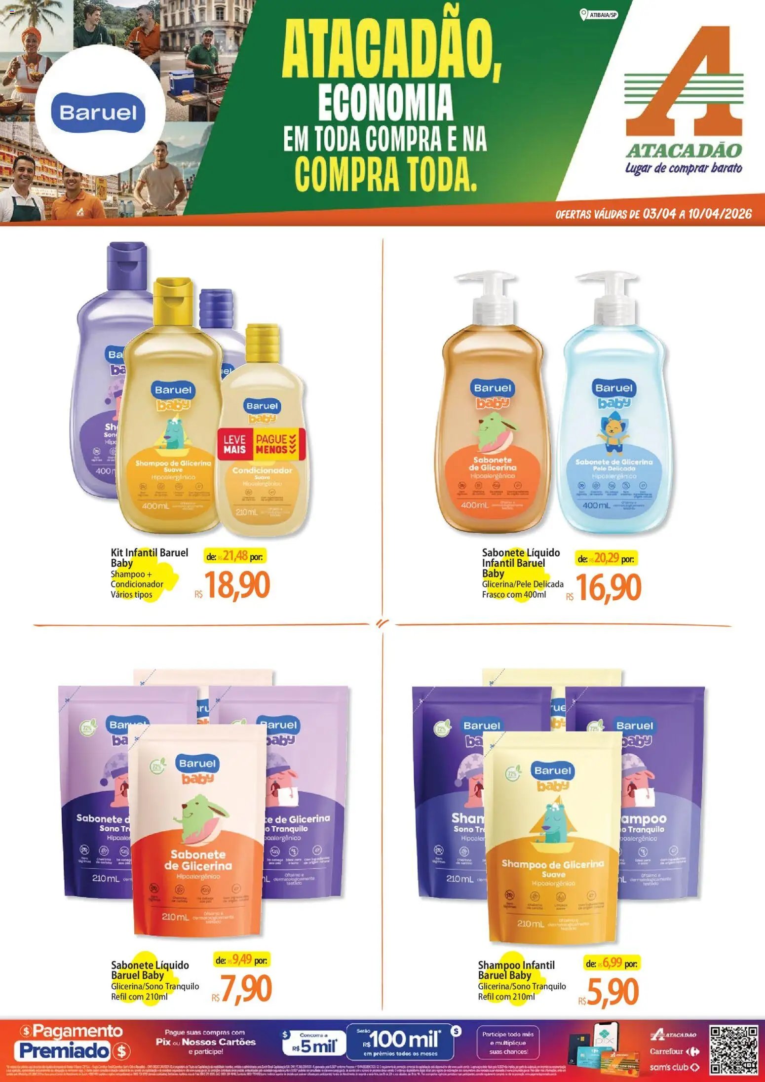 Atacadão folheto a partir de 03/04/2026 Atacadão ofertas - SP (2026-04-03 - 2026-04-10)