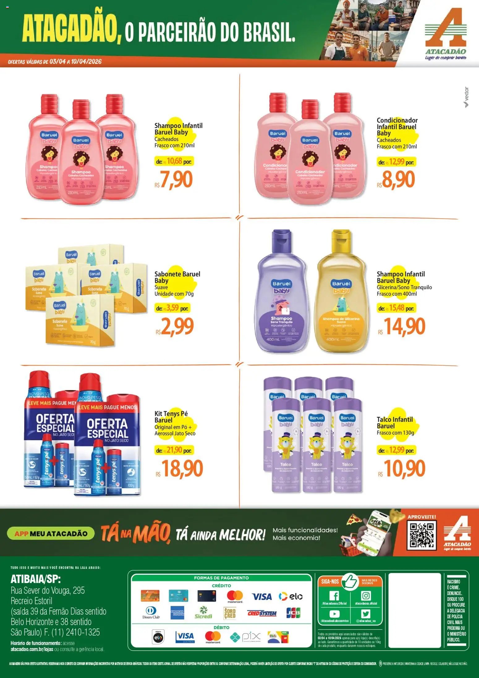 Atacadão folheto a partir de 03/04/2026 Atacadão ofertas - SP (2026-04-03 - 2026-04-10)