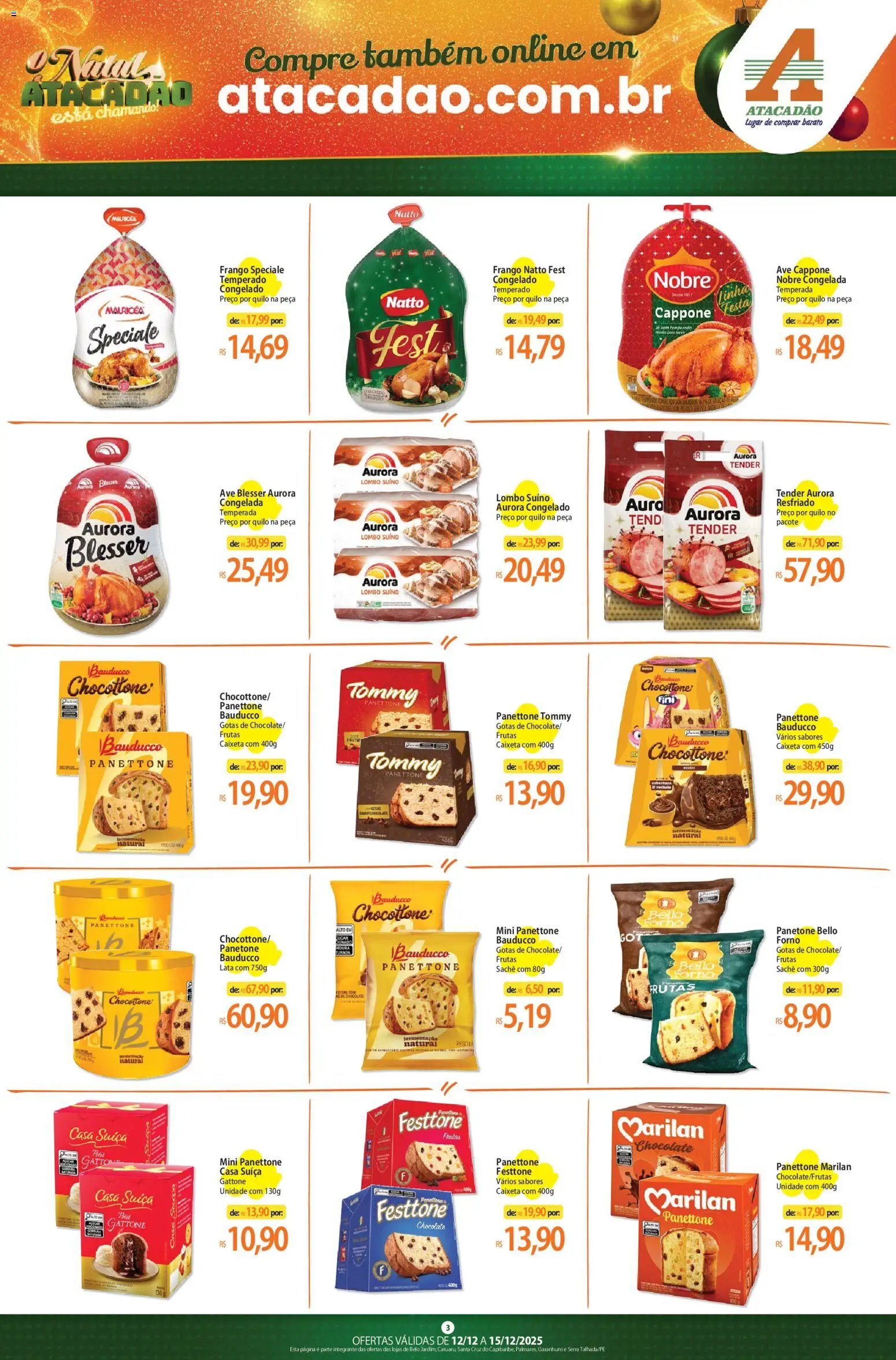 Atacadão folheto a partir de 12/12/2025 Ofertas - PE (2025-12-12 - 2025-12-15)
