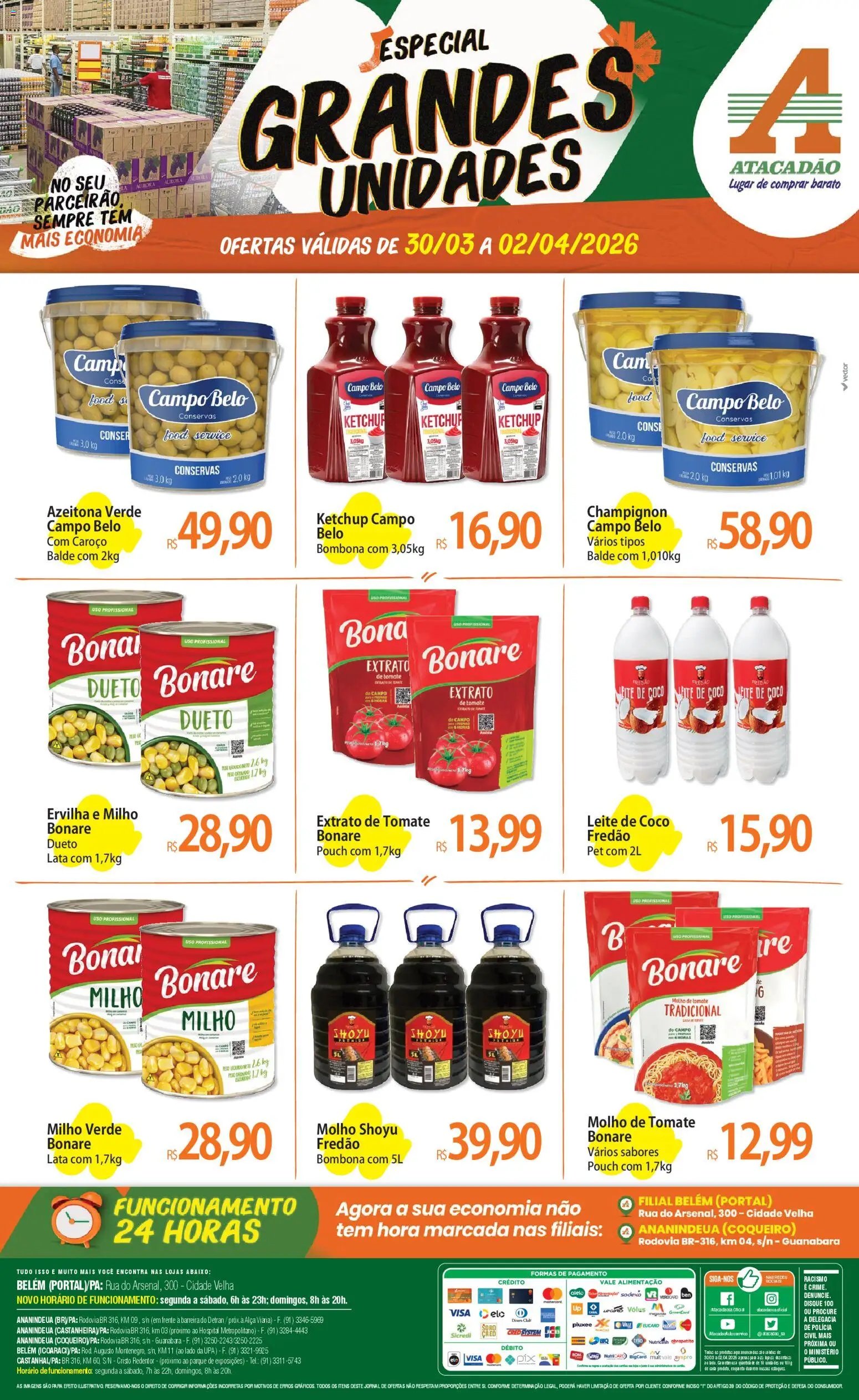 Atacadão folheto a partir de 30/03/2026 Atacadão ofertas - PA (2026-03-30 - 2026-04-02)