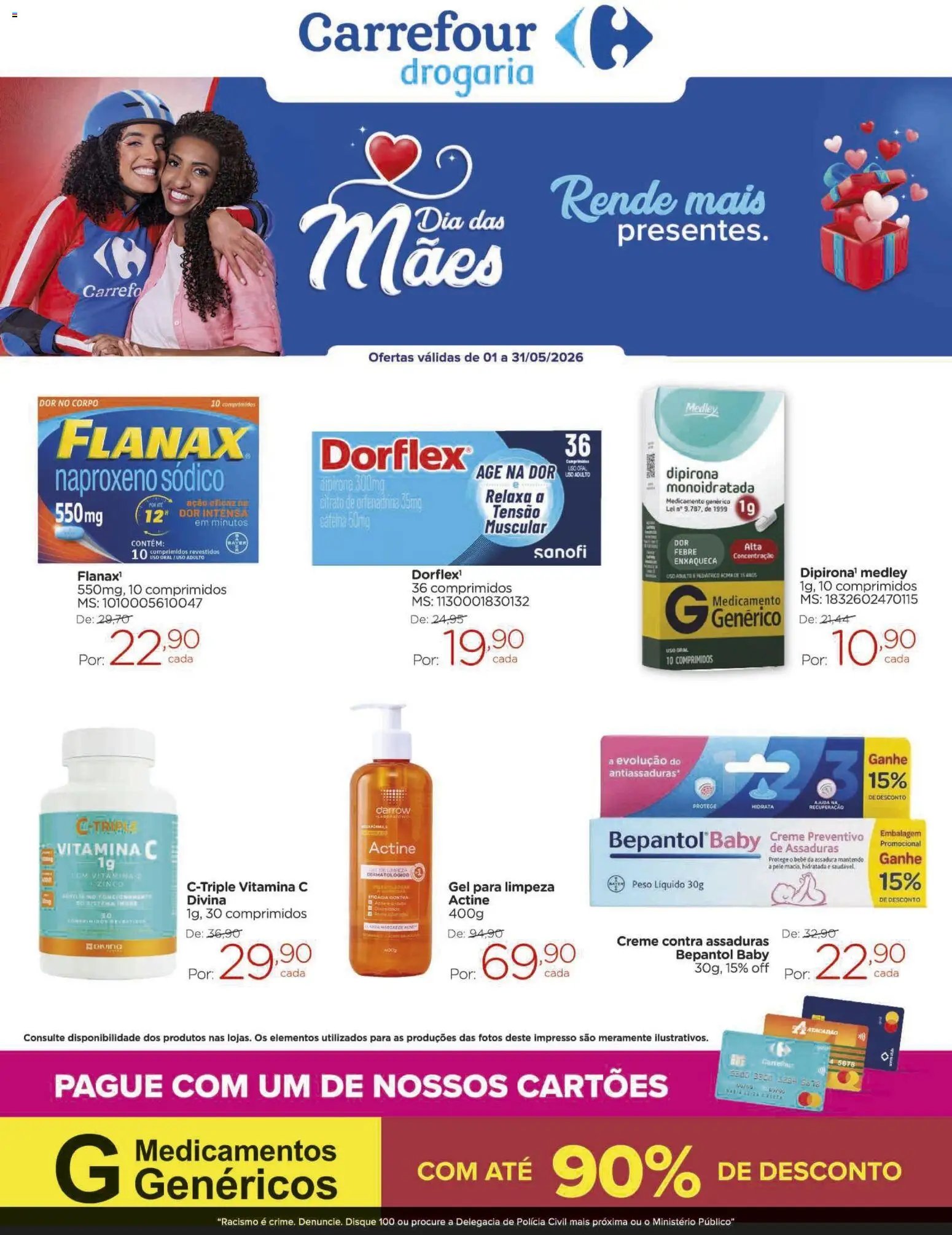 Carrefour folheto a partir de 01/05/2026 Carrefour ofertas Drogaria (2026-05-01 - 2026-05-31)