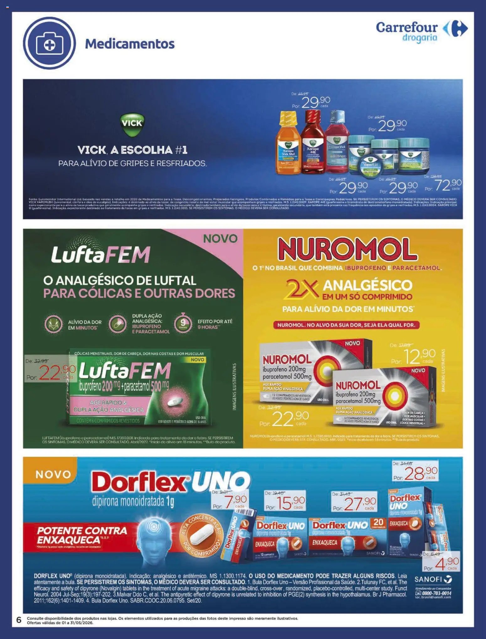 Carrefour folheto a partir de 01/05/2026 Carrefour ofertas Drogaria (2026-05-01 - 2026-05-31)
