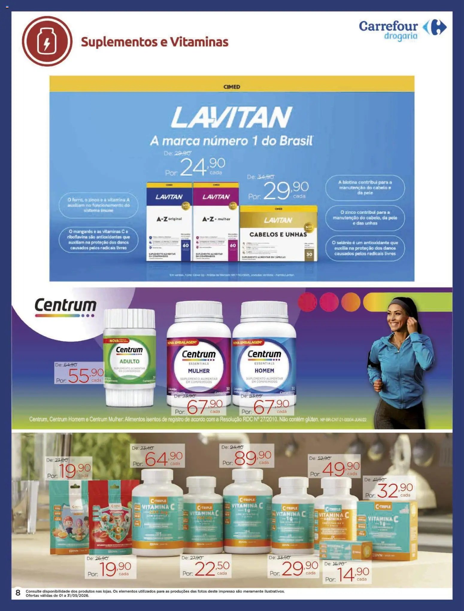 Carrefour folheto a partir de 01/05/2026 Carrefour ofertas Drogaria (2026-05-01 - 2026-05-31)
