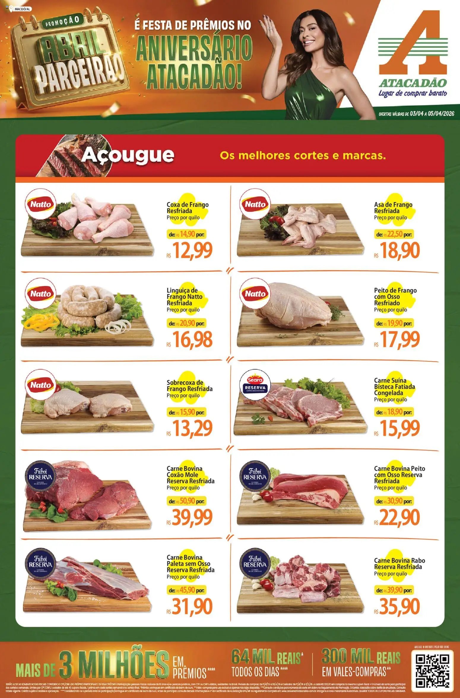 Atacadão folheto a partir de 03/04/2026 Atacadão ofertas - AL (2026-04-03 - 2026-04-05)