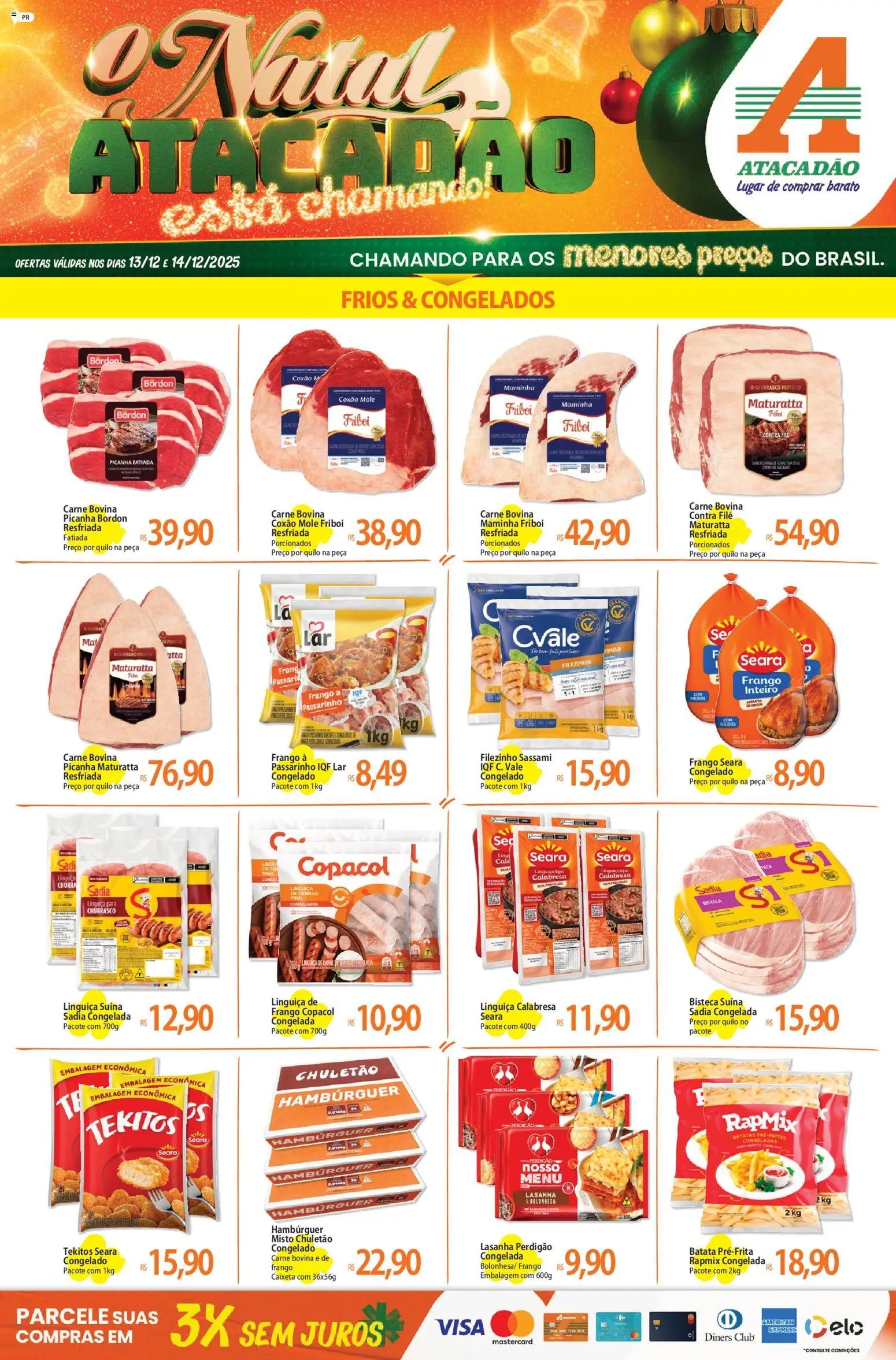 Atacadão folheto a partir de 13/12/2025 Ofertas - PR (2025-12-13 - 2025-12-14)