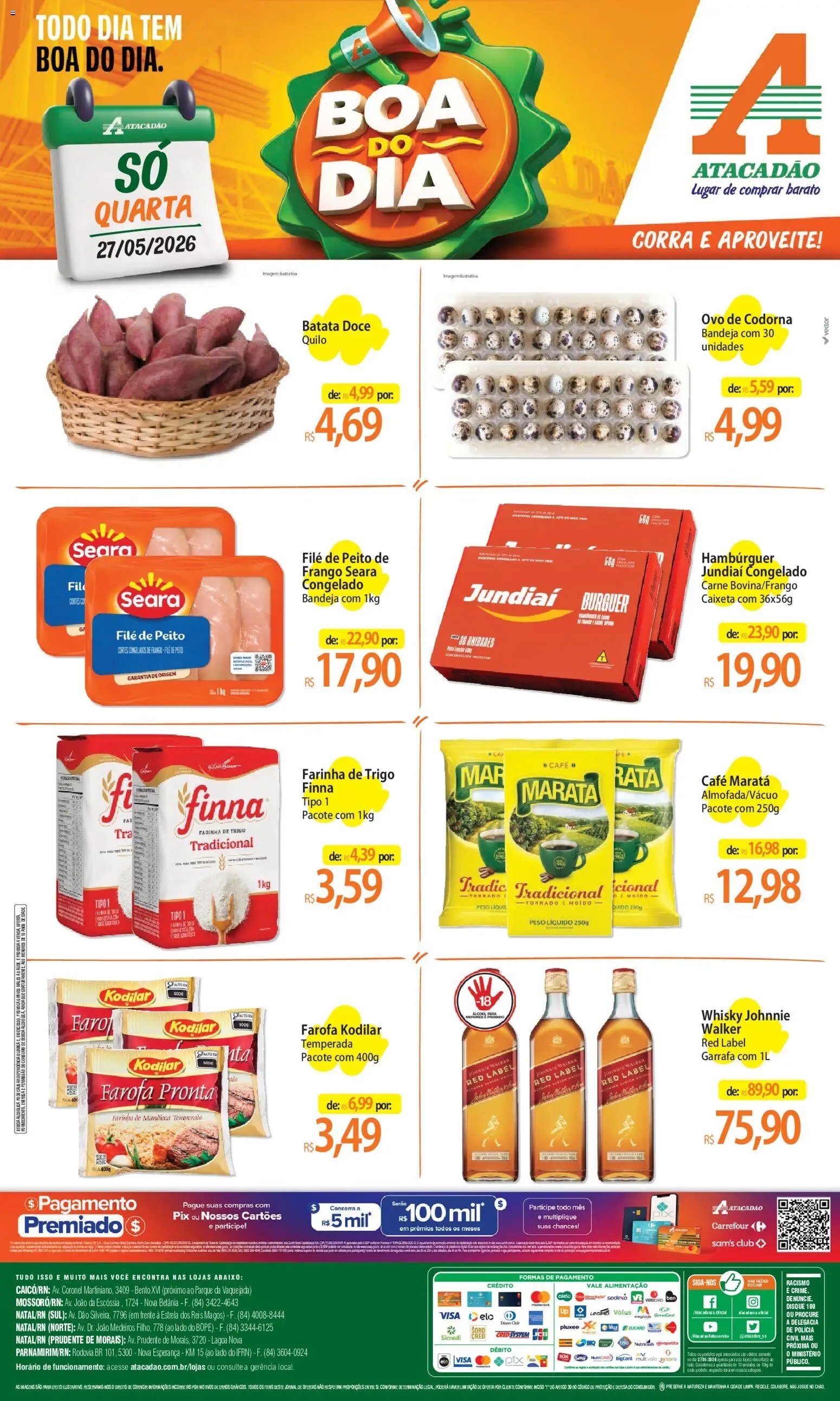 Atacadão folheto a partir de 27/05/2026 Atacadão ofertas - RN (2026-05-27 - 2026-05-27)
