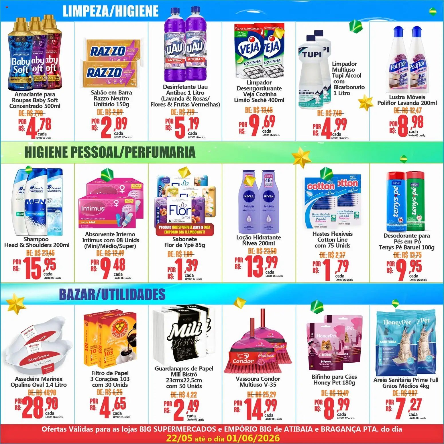Big Supermercados folheto a partir de 22/05/2026 Big Supermercados - Ofertas da semana (2026-05-22 - 2026-06-01)