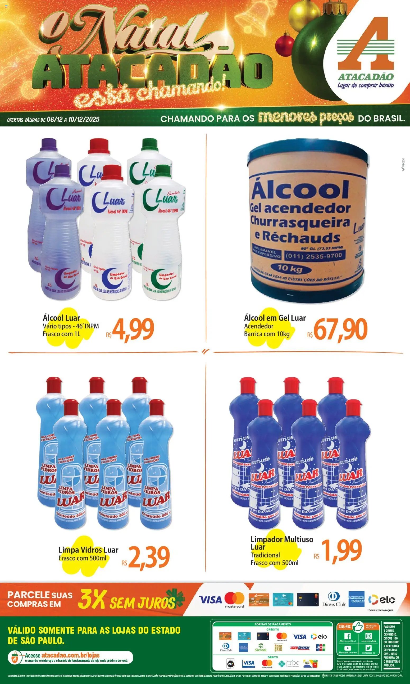 Atacadão folheto a partir de 06/12/2025 Ofertas - SP (2025-12-06 - 2025-12-10)