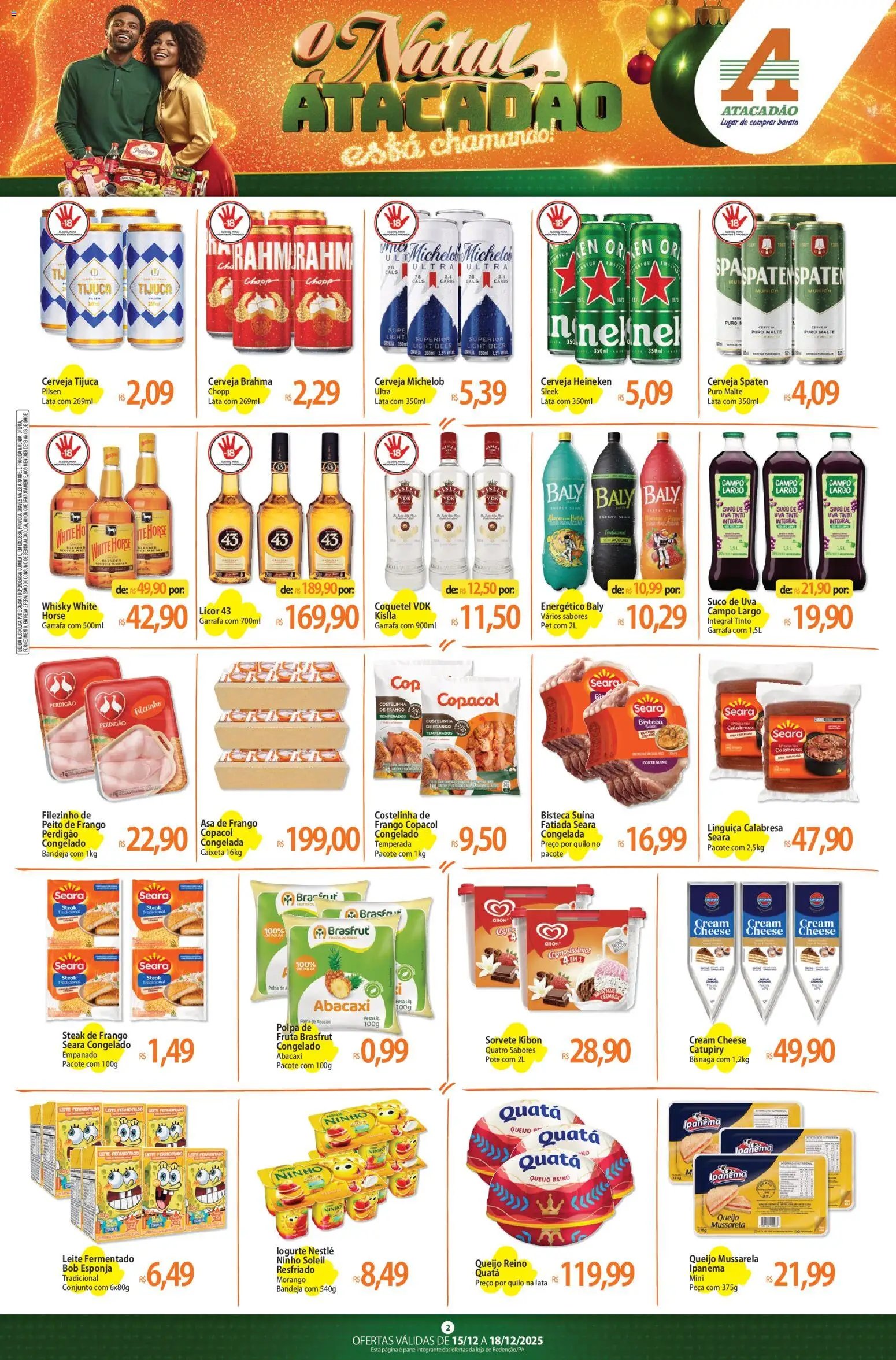 Atacadão folheto a partir de 15/12/2025 Ofertas - PA (2025-12-15 - 2025-12-18)