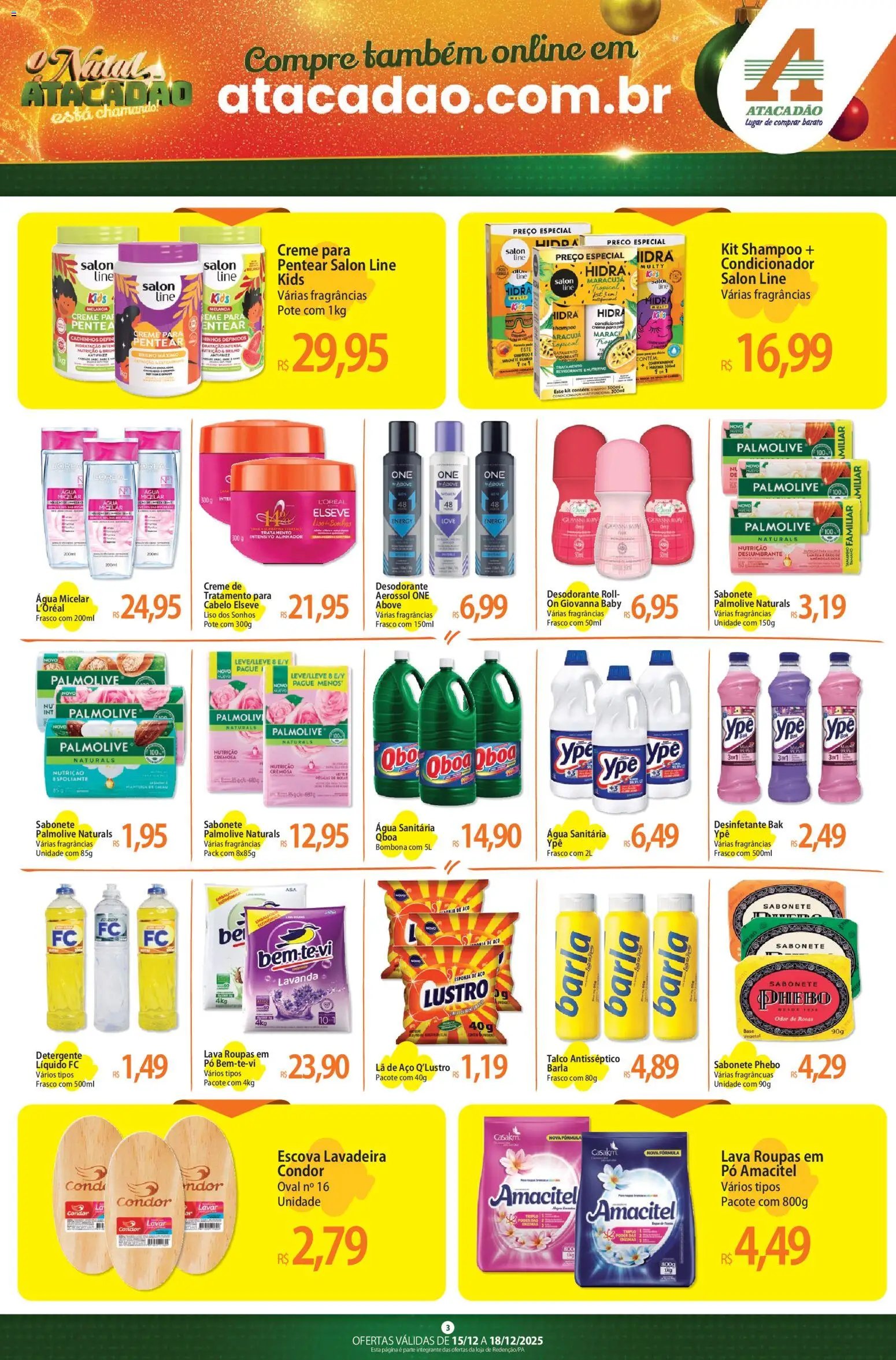 Atacadão folheto a partir de 15/12/2025 Ofertas - PA (2025-12-15 - 2025-12-18)