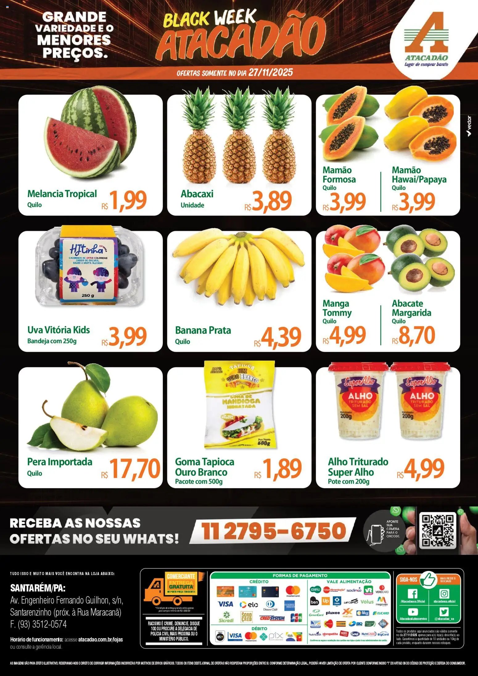 Atacadão folheto a partir de 27/11/2025 Ofertas - PA (2025-11-27 - 2025-11-27)