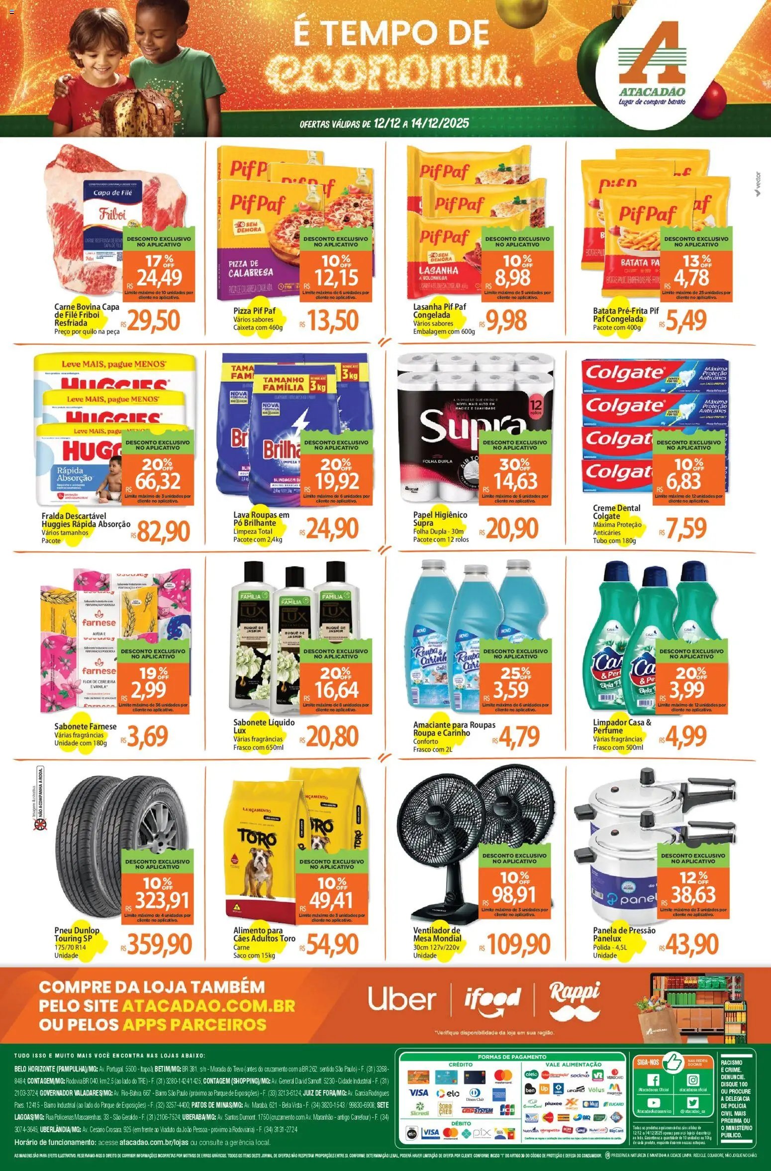 Atacadão folheto a partir de 12/12/2025 Ofertas - MG (2025-12-12 - 2025-12-14)