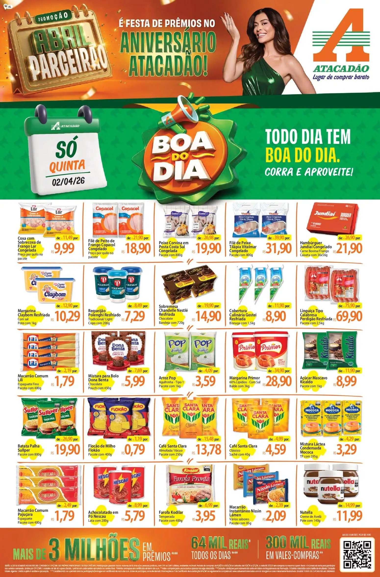 Atacadão folheto a partir de 02/04/2026 Atacadão ofertas - AL (2026-04-02 - 2026-04-02)