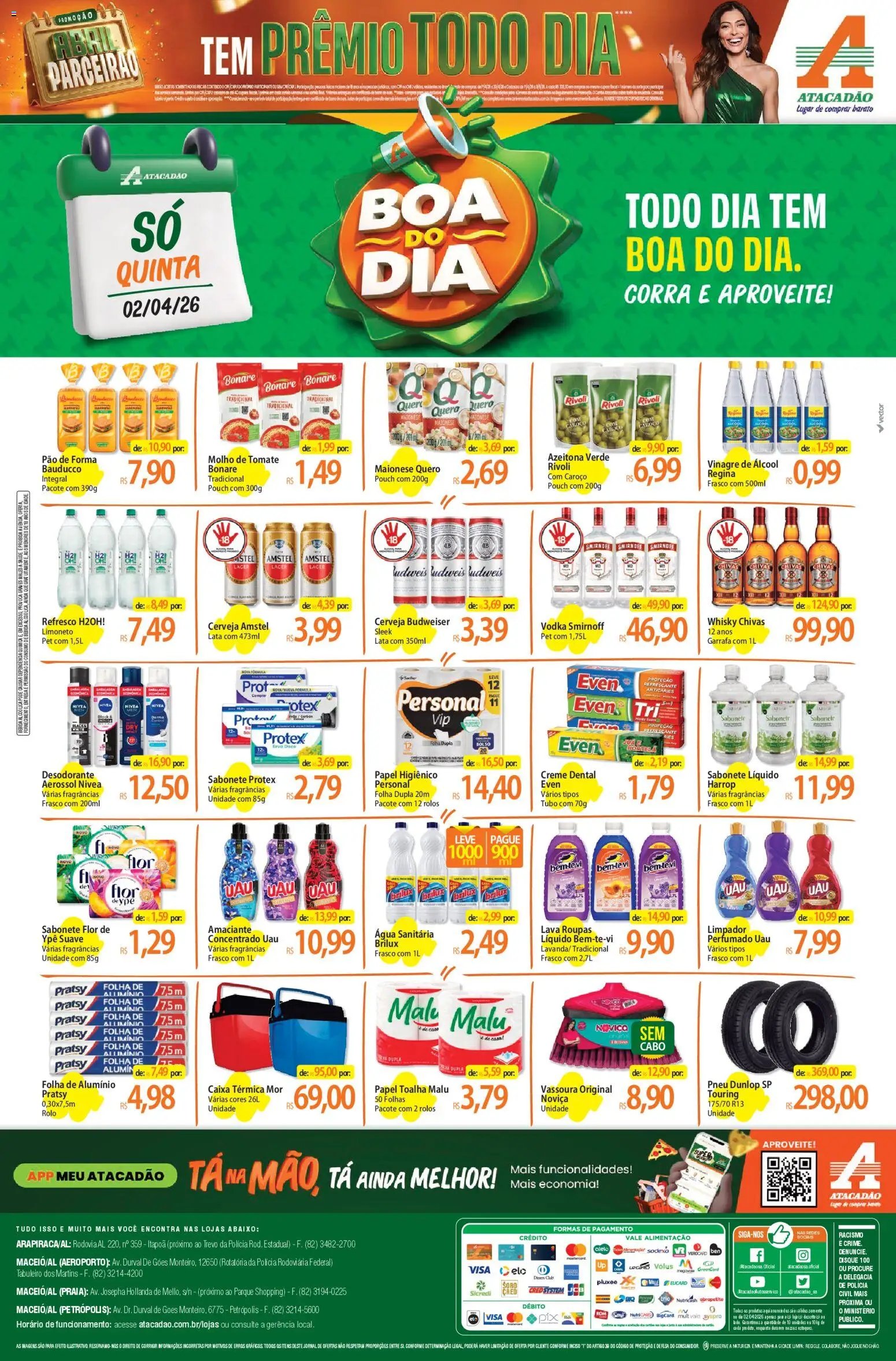 Atacadão folheto a partir de 02/04/2026 Atacadão ofertas - AL (2026-04-02 - 2026-04-02)