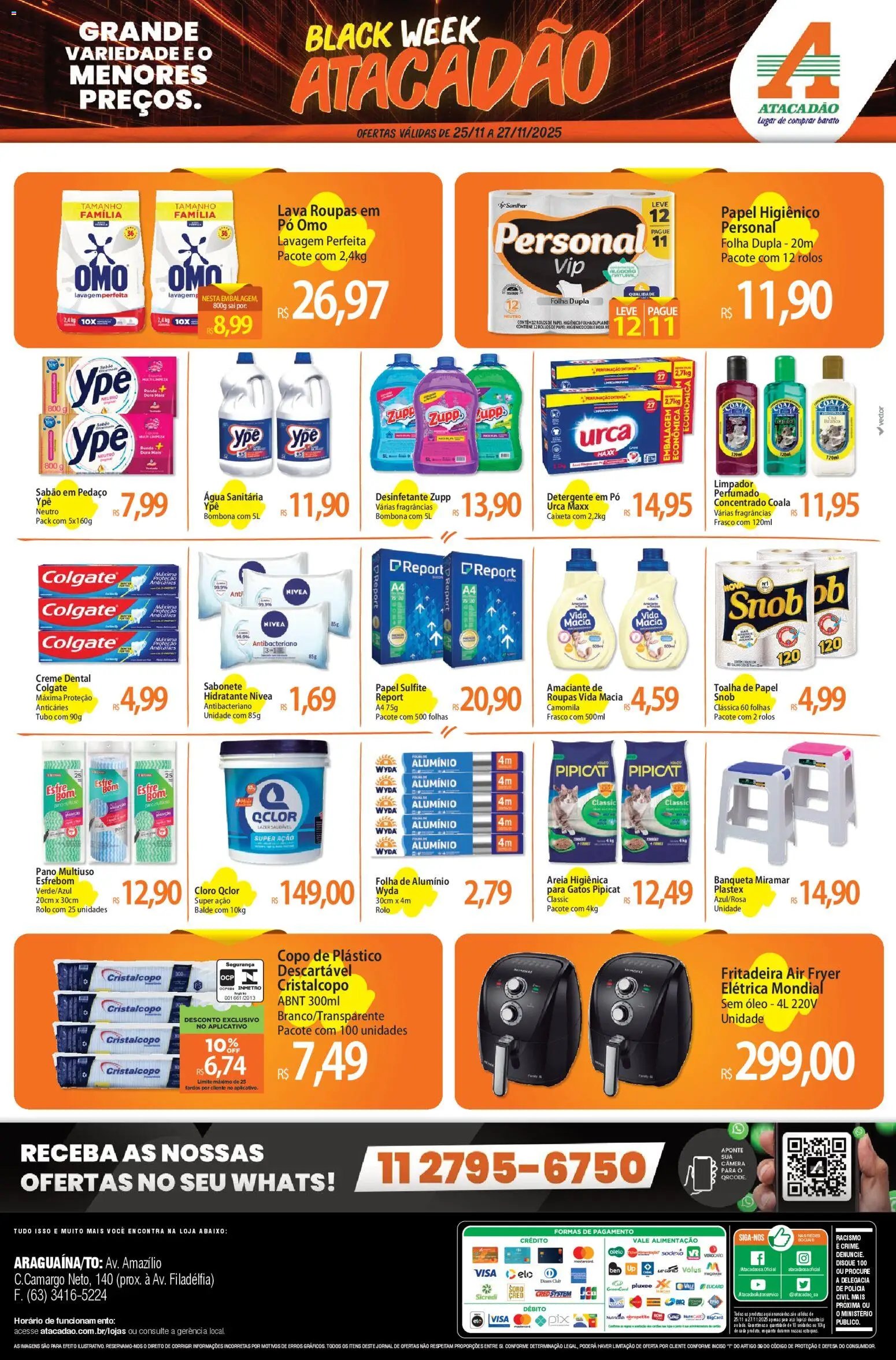 Atacadão folheto a partir de 25/11/2025 Ofertas - TO (2025-11-25 - 2025-11-27)