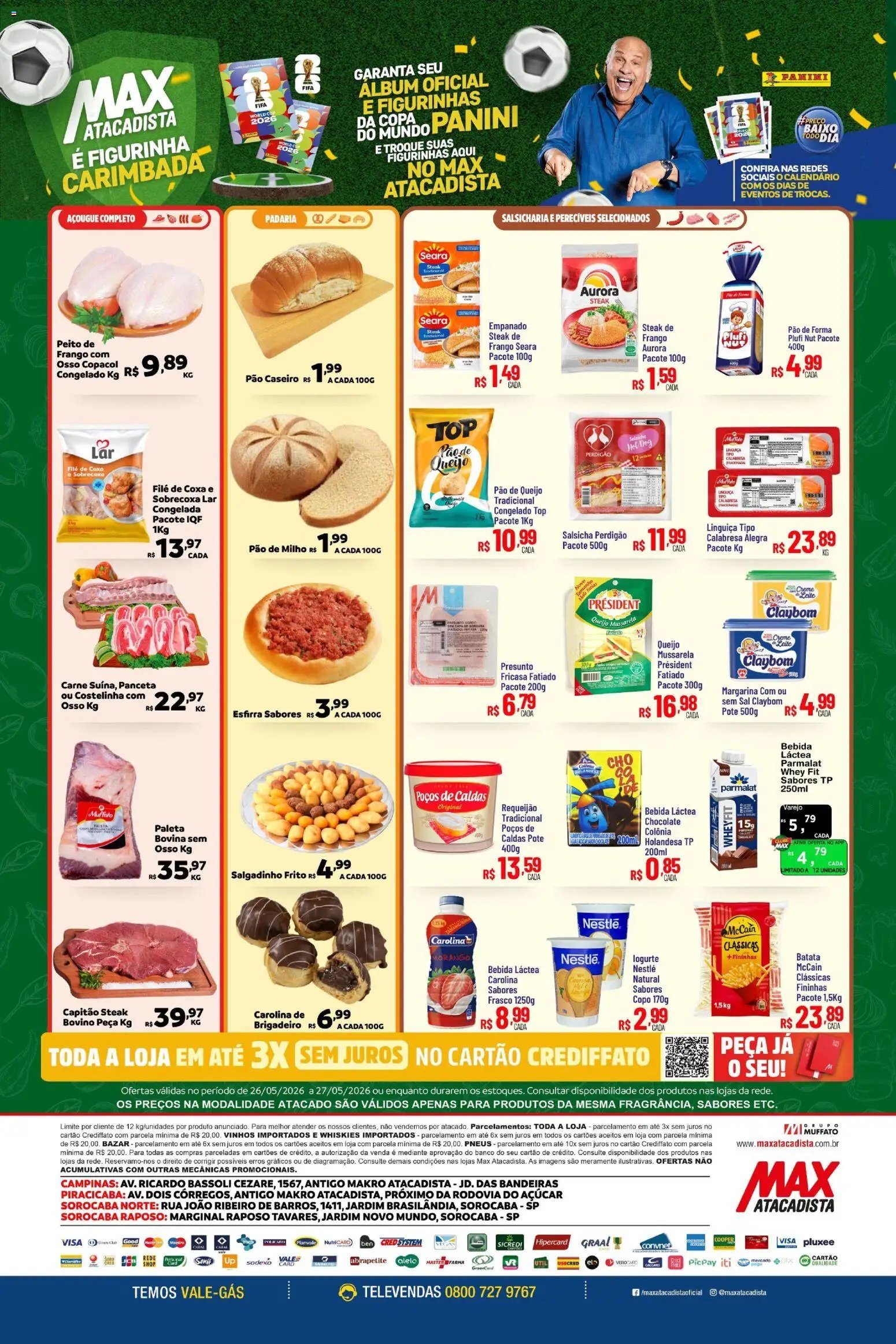Max Atacadista folheto a partir de 26/05/2026 Max Atacadista ofertas Feira (2026-05-26 - 2026-05-27)