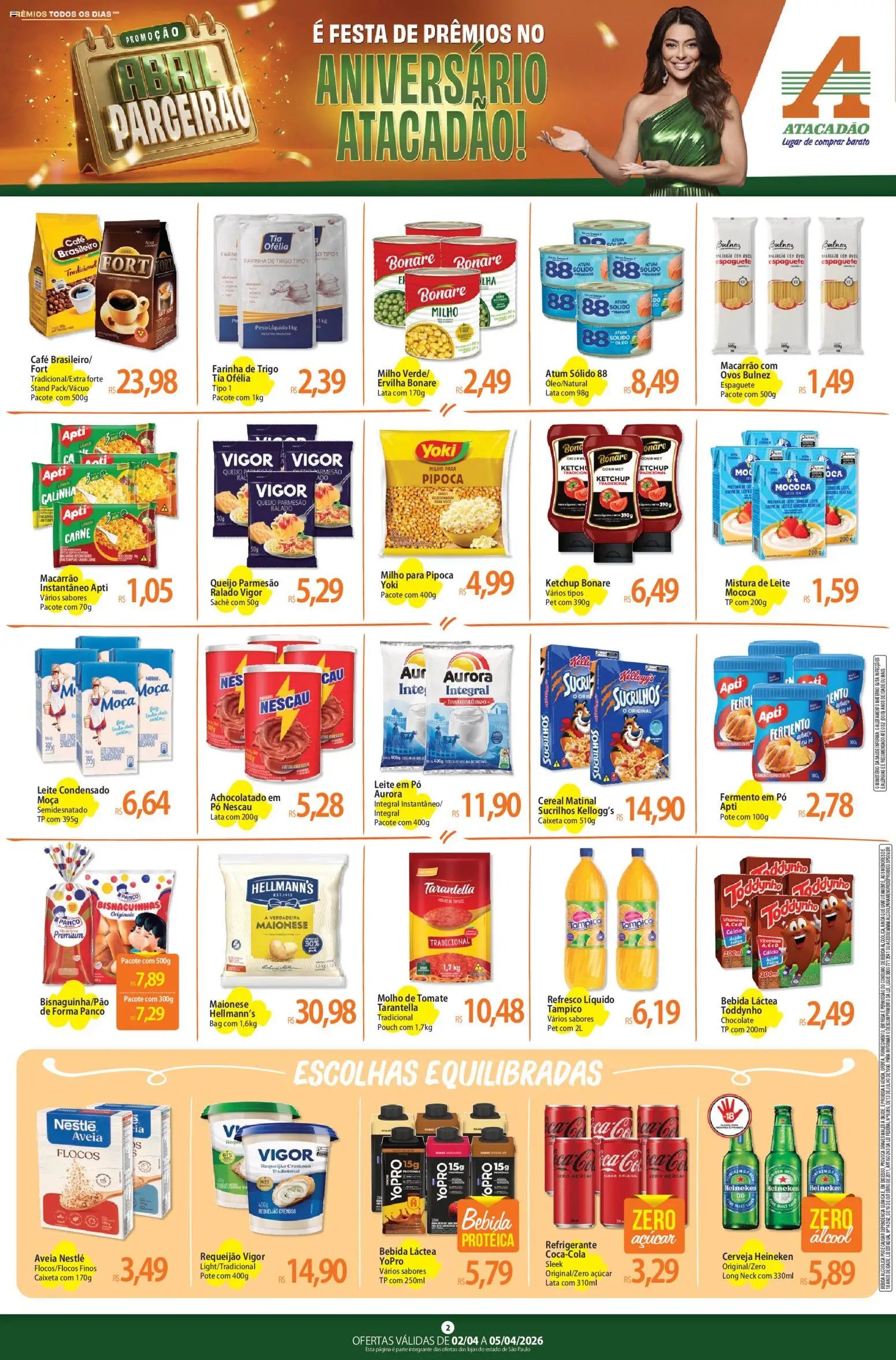 Atacadão folheto a partir de 02/04/2026 Atacadão ofertas - SP (2026-04-02 - 2026-04-05)