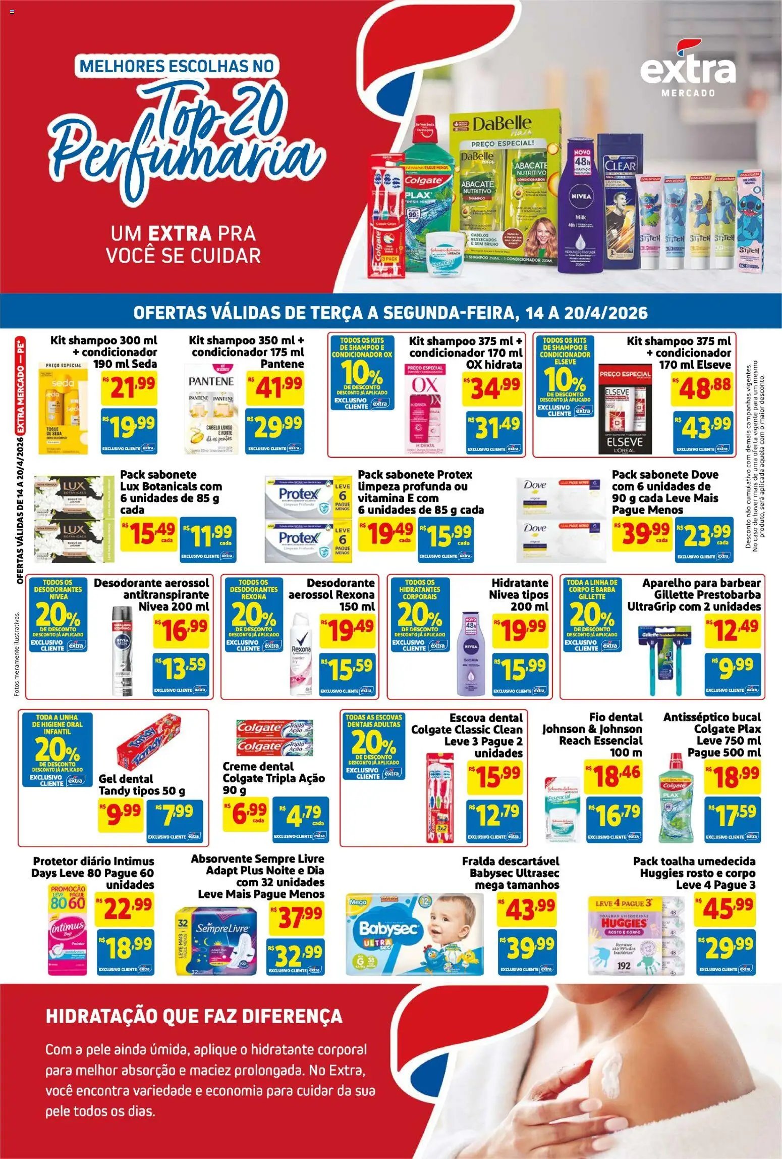 Extra folheto a partir de 14/04/2026 Extra ofertas de Mercado Semanal (2026-04-14 - 2026-04-20)