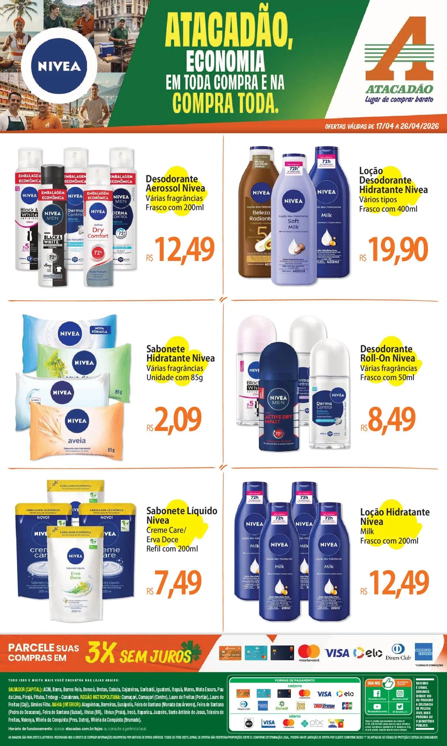 Atacadão folheto a partir de 17/04/2026 Atacadão ofertas - BA (2026-04-17 - 2026-04-26)