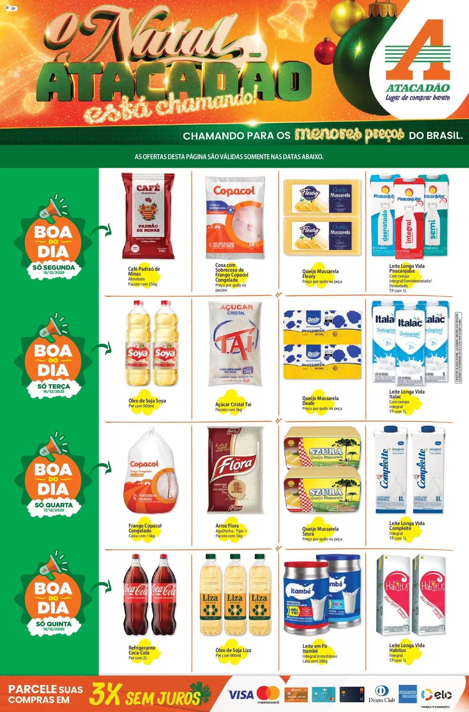 Atacadão folheto a partir de 15/12/2025 Ofertas - DF (2025-12-15 - 2025-12-18)