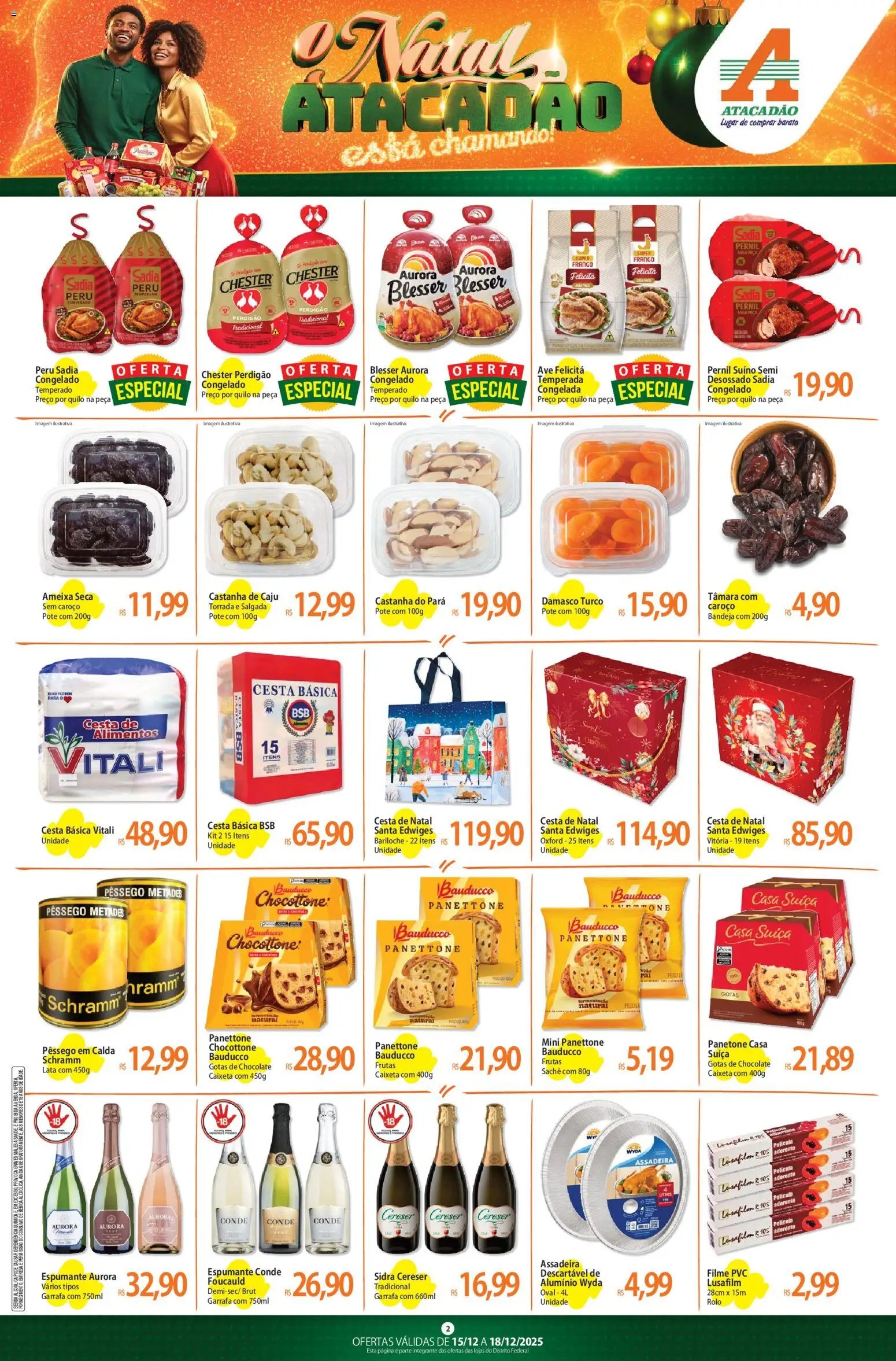 Atacadão folheto a partir de 15/12/2025 Ofertas - DF (2025-12-15 - 2025-12-18)