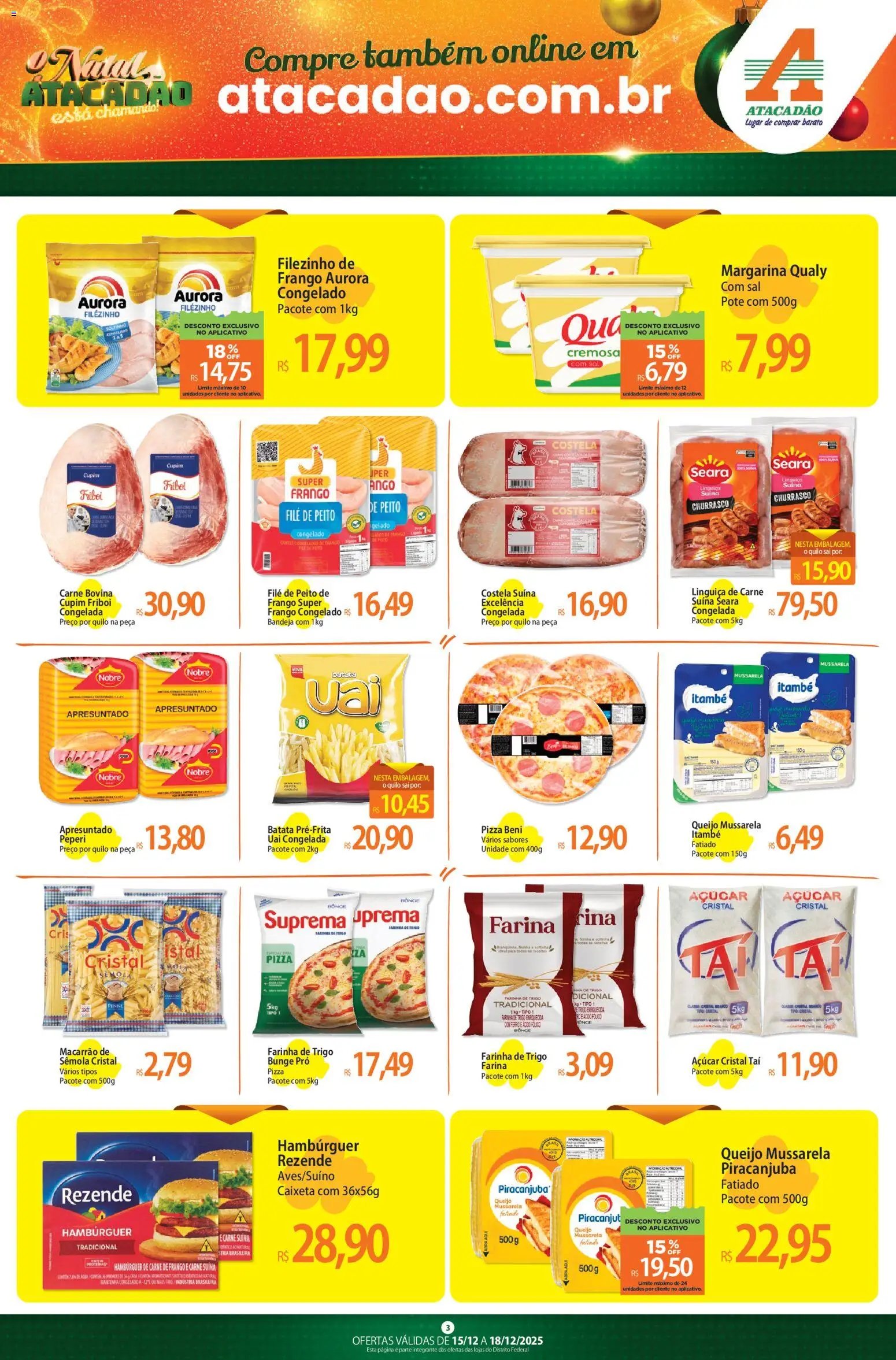 Atacadão folheto a partir de 15/12/2025 Ofertas - DF (2025-12-15 - 2025-12-18)
