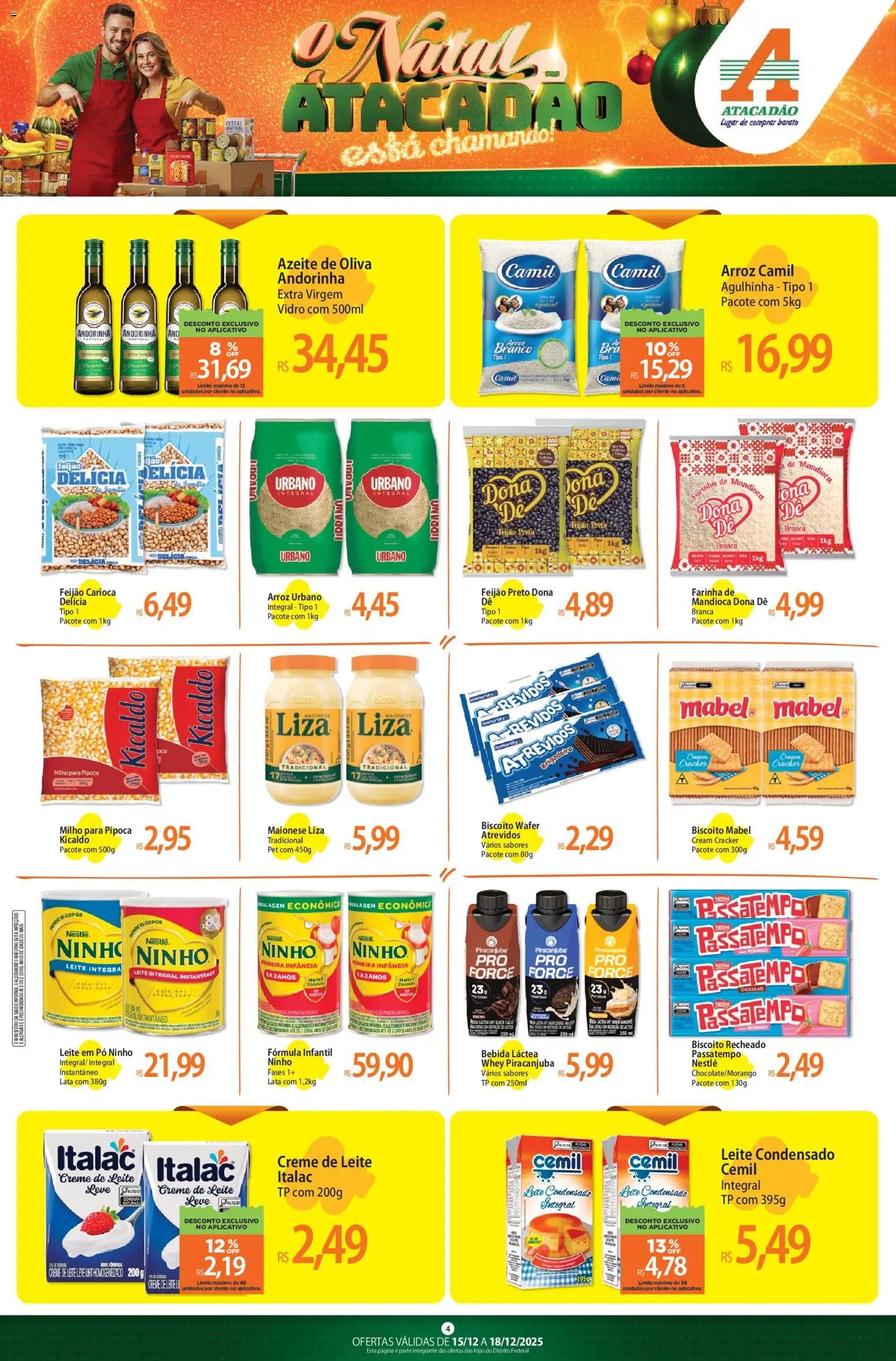 Atacadão folheto a partir de 15/12/2025 Ofertas - DF (2025-12-15 - 2025-12-18)