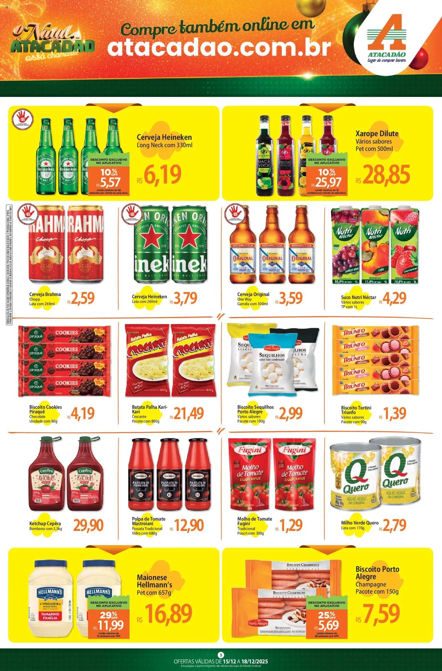 Atacadão folheto a partir de 15/12/2025 Ofertas - DF (2025-12-15 - 2025-12-18)