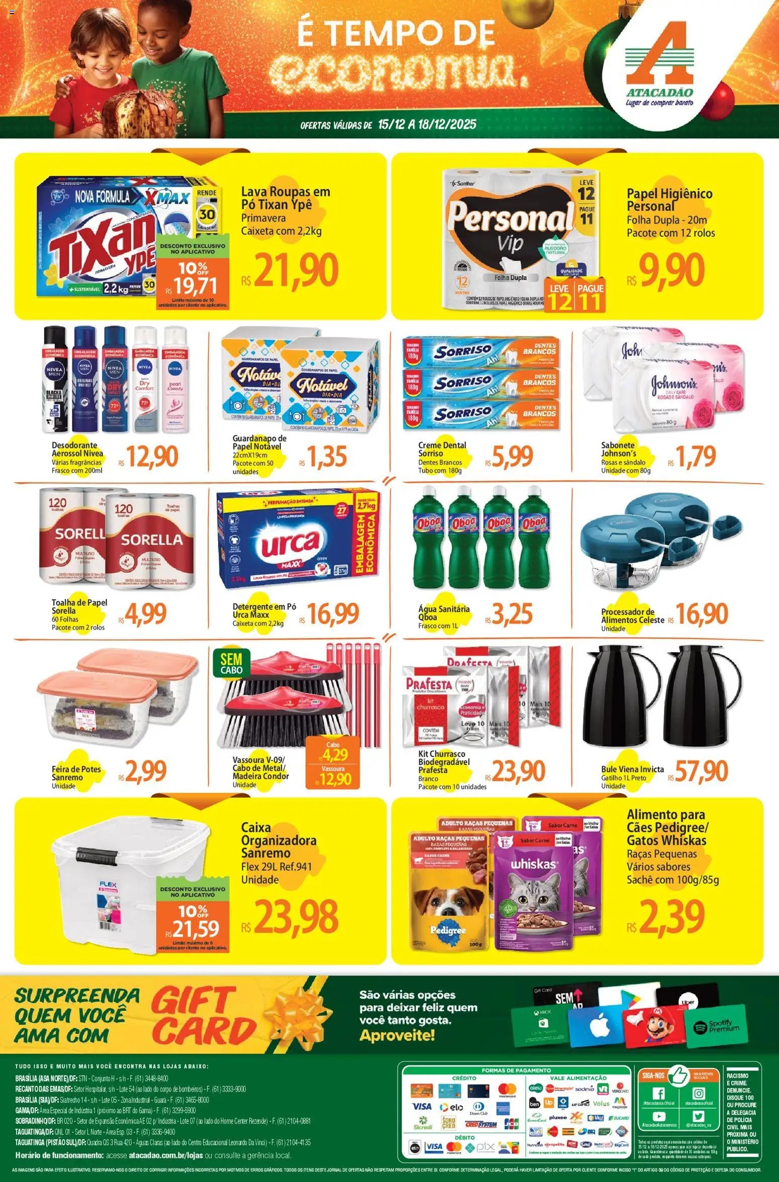Atacadão folheto a partir de 15/12/2025 Ofertas - DF (2025-12-15 - 2025-12-18)