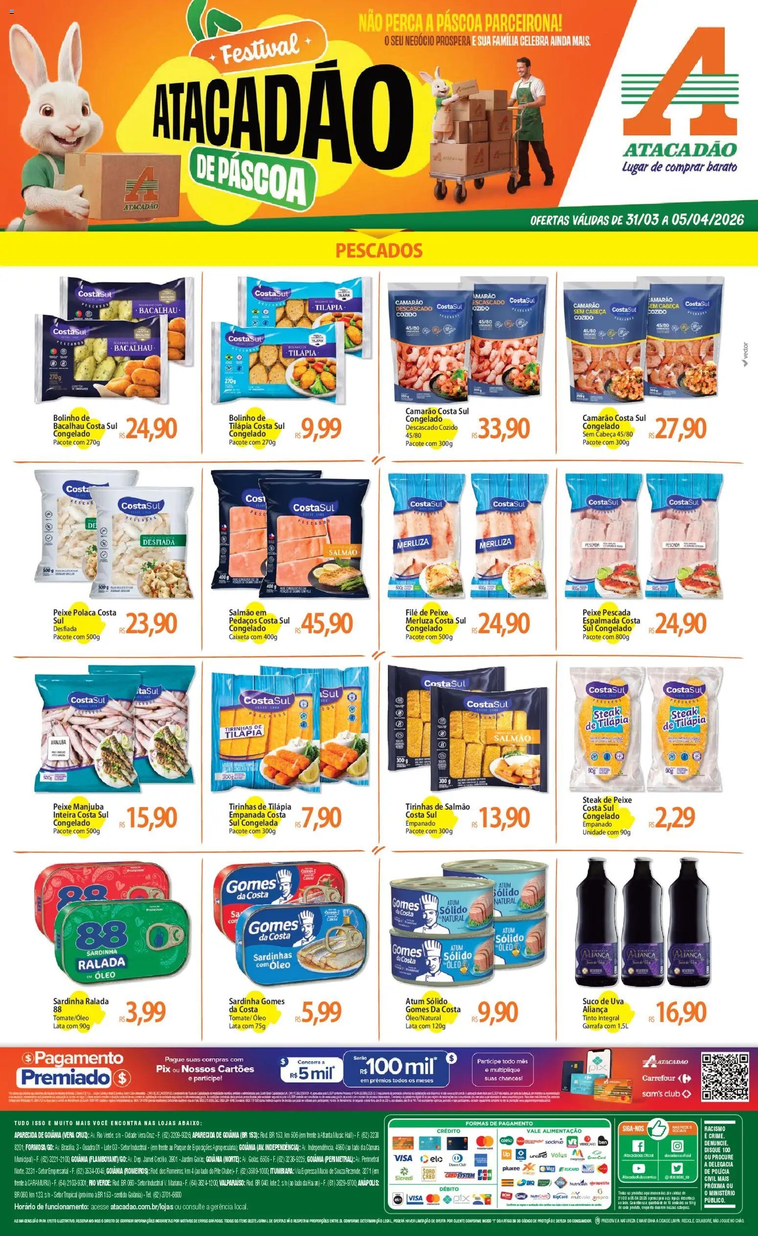 Atacadão folheto a partir de 31/03/2026 Atacadão ofertas - GO (2026-03-31 - 2026-04-05)