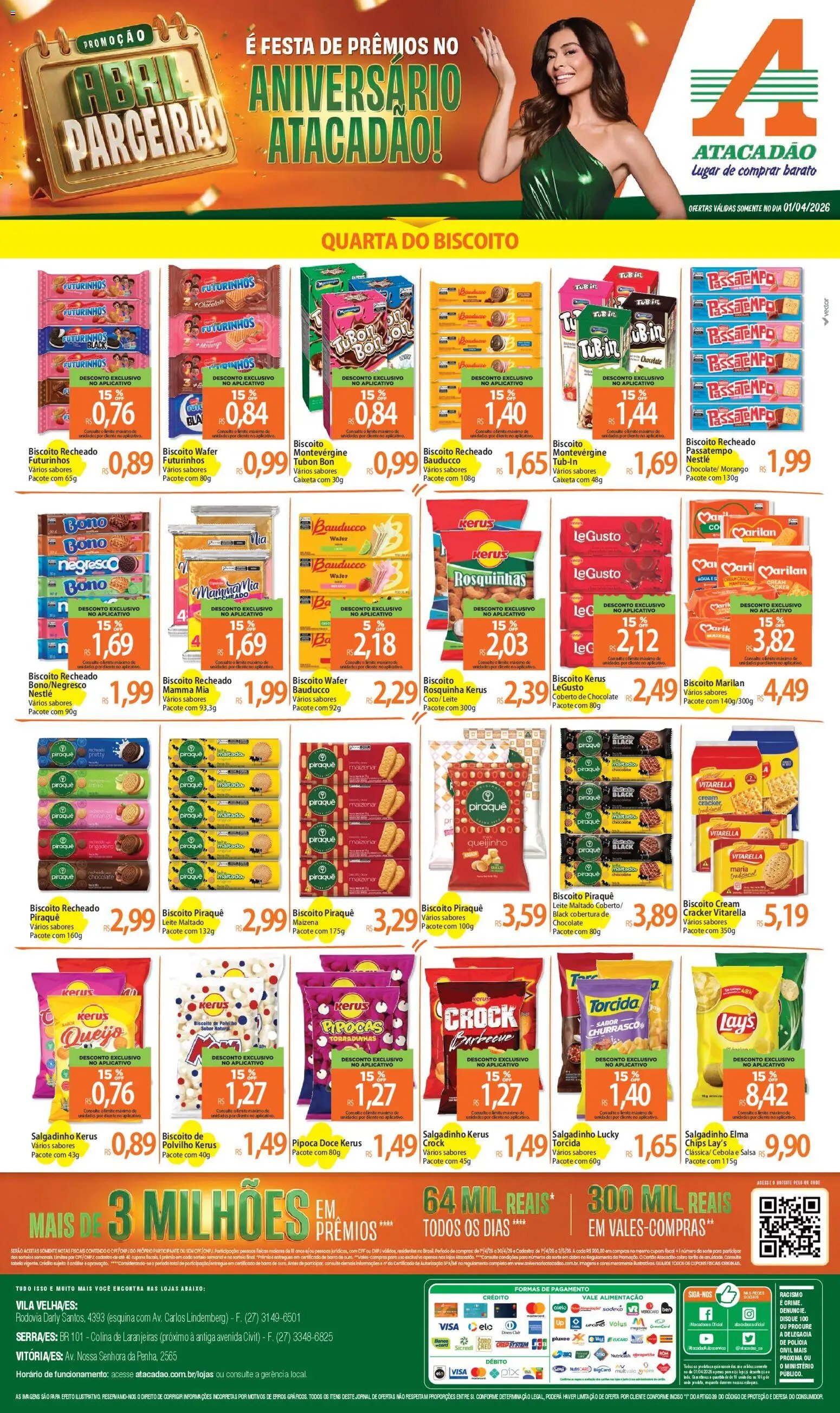 Atacadão folheto a partir de 01/04/2026 Atacadão ofertas - ES (2026-04-01 - 2026-04-01)
