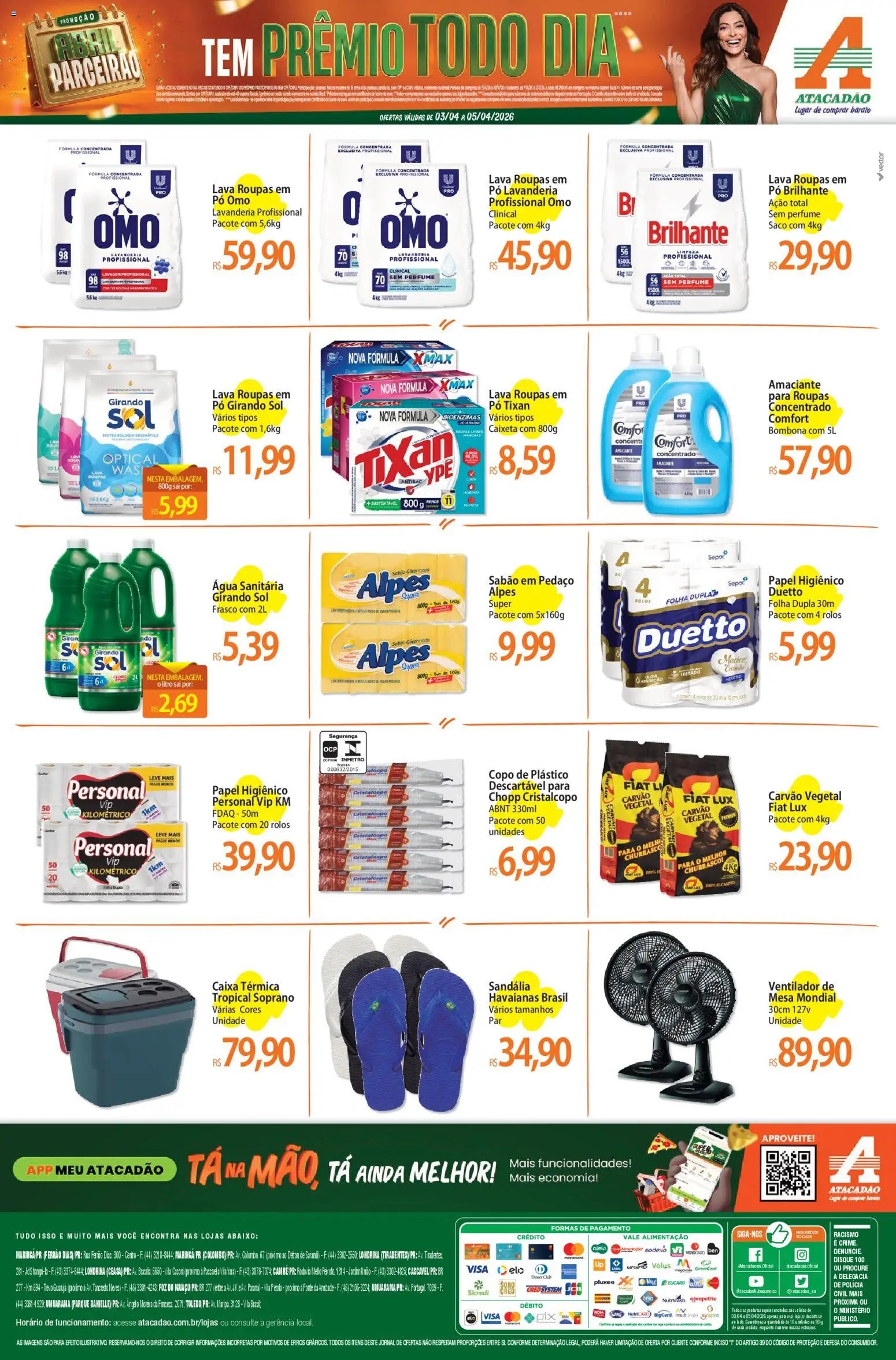 Atacadão folheto a partir de 03/04/2026 Atacadão ofertas - PR (2026-04-03 - 2026-04-05)