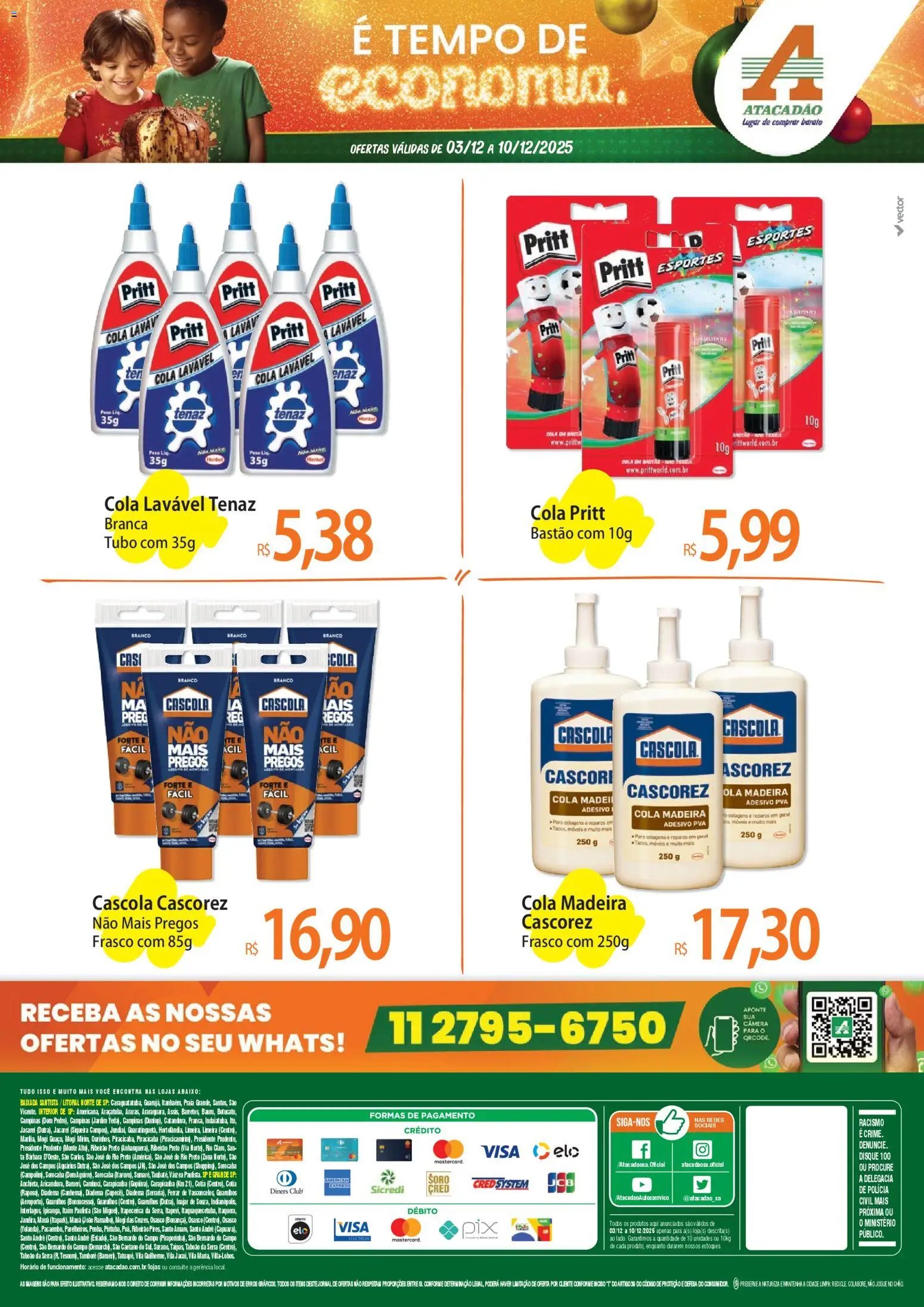 Atacadão folheto a partir de 03/12/2025 Ofertas - SP (2025-12-03 - 2025-12-10)