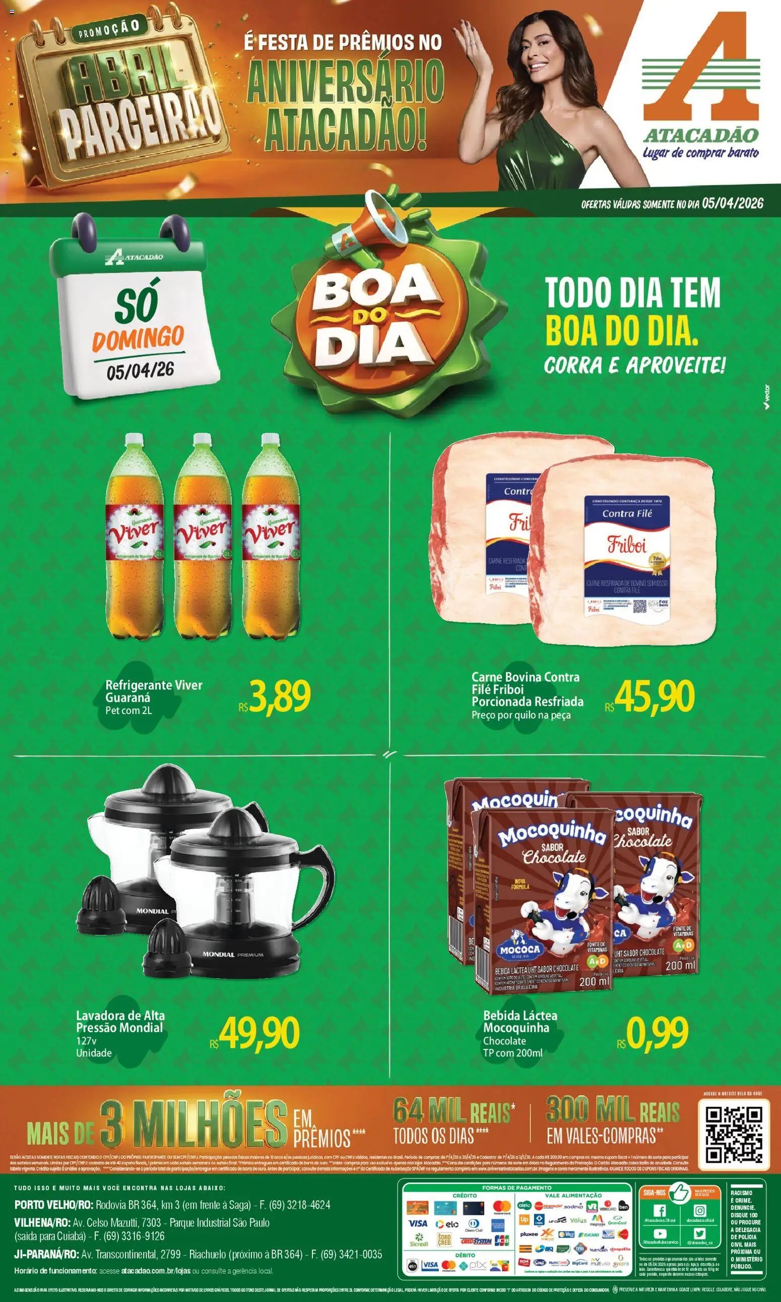 Atacadão folheto a partir de 05/04/2026 Atacadão ofertas - RO (2026-04-05 - 2026-04-05)