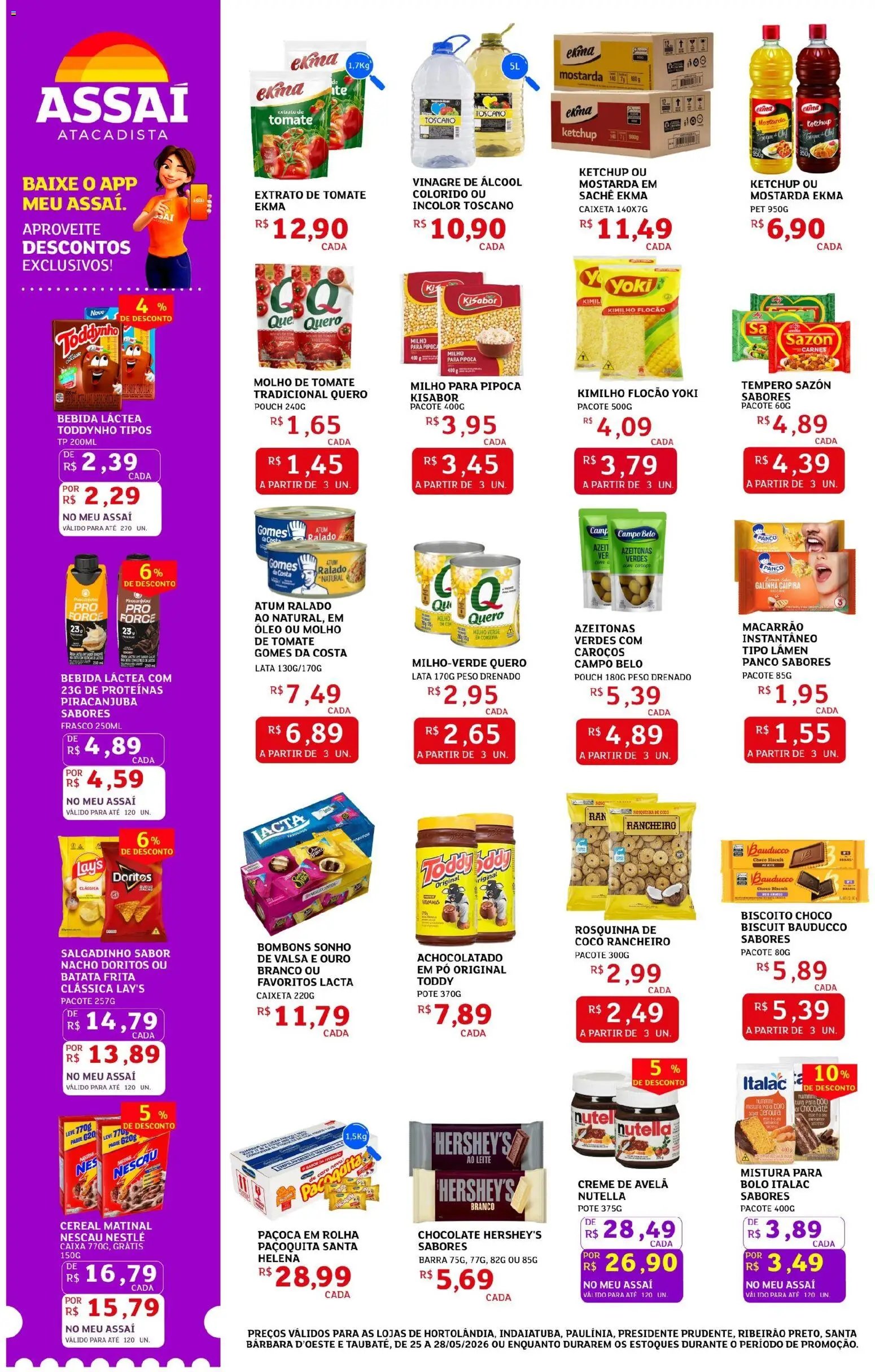 Assaí Atacadista folheto a partir de 25/05/2026 Assaí Atacadista ofertas - SP (2026-05-25 - 2026-05-28)