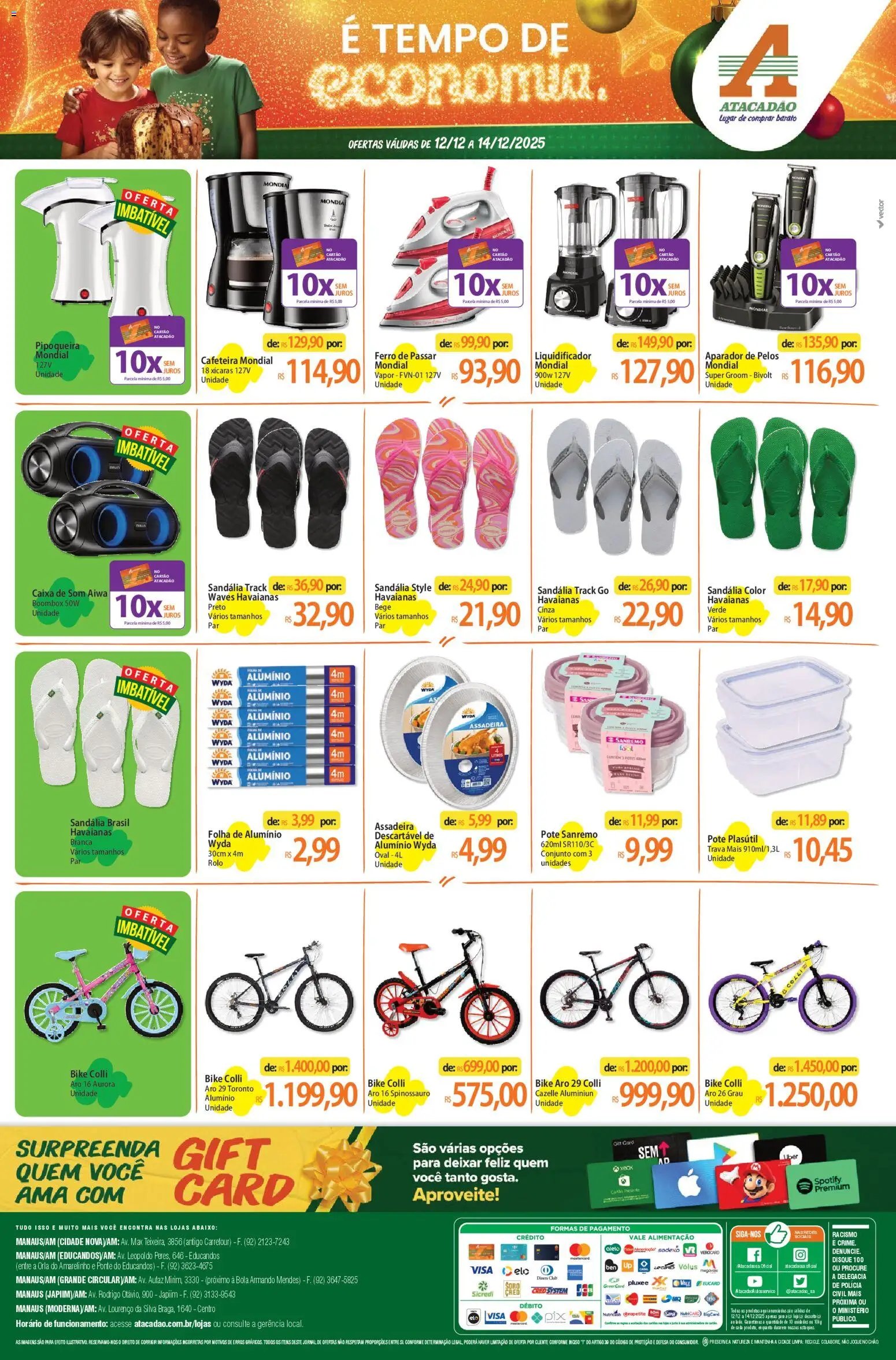 Atacadão folheto a partir de 12/12/2025 Ofertas - AM (2025-12-12 - 2025-12-14)