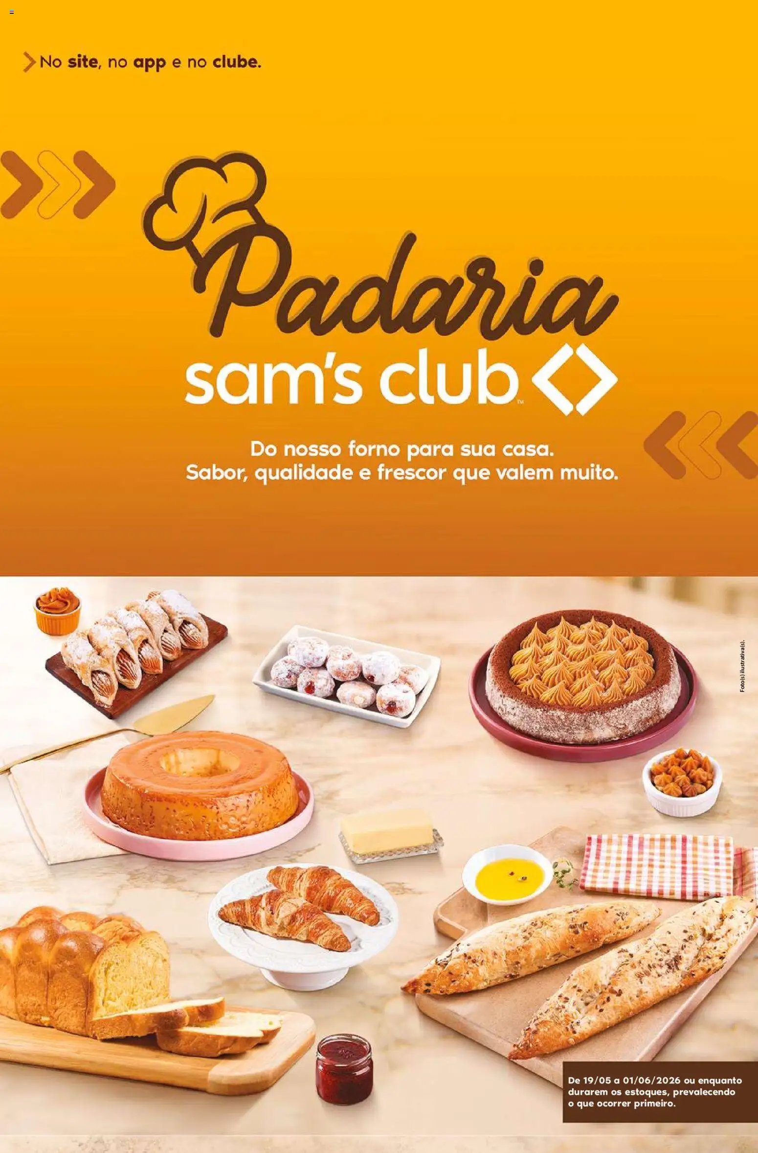 Sam's Club folheto a partir de 19/05/2026 Sam's Club ofertas Padaria (2026-05-19 - 2026-06-01)